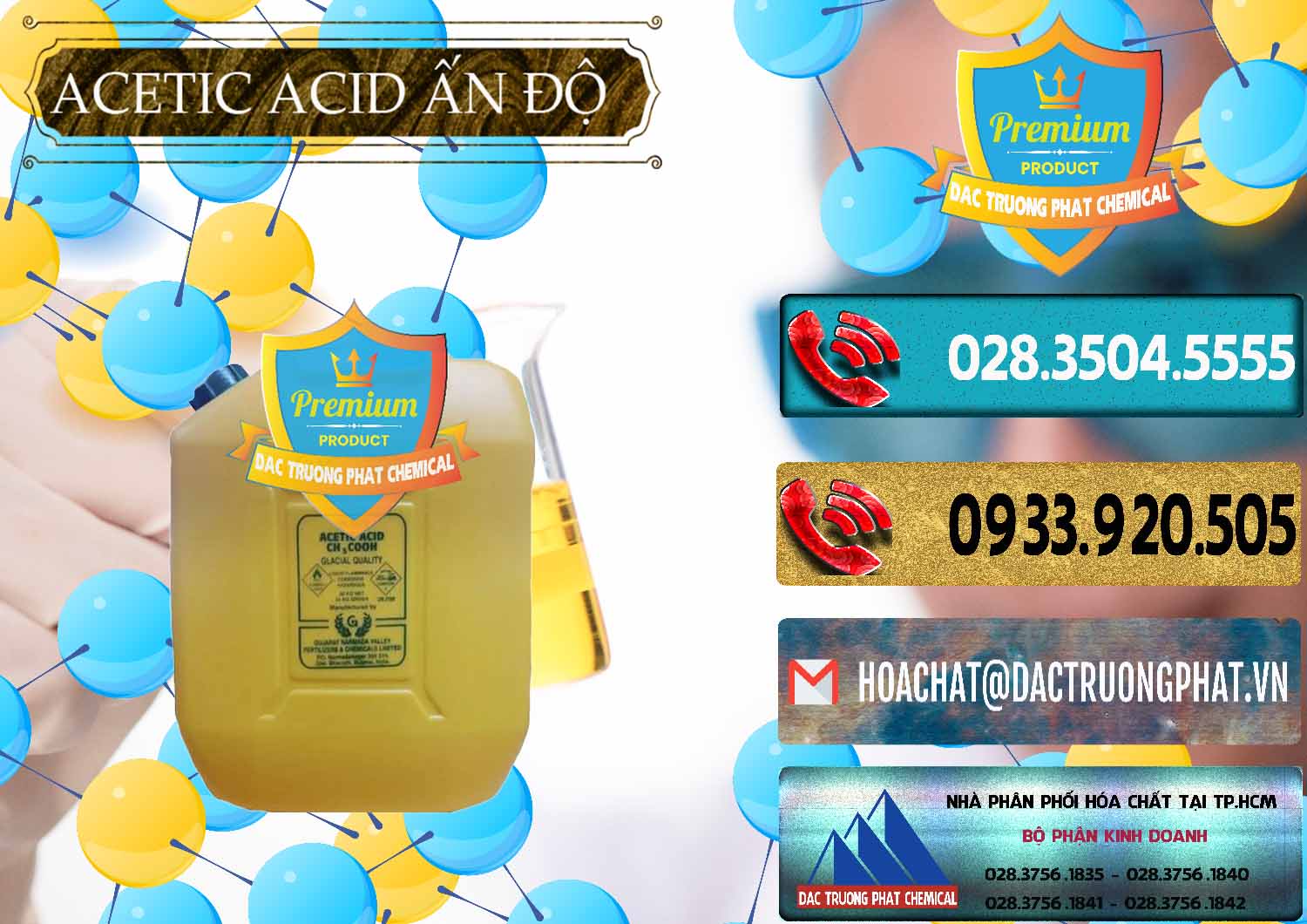 Nơi kinh doanh và bán Acetic Acid – Axit Acetic Ấn Độ India - 0359 - Cung cấp _ bán hóa chất tại TP.HCM - hoachatdetnhuom.com