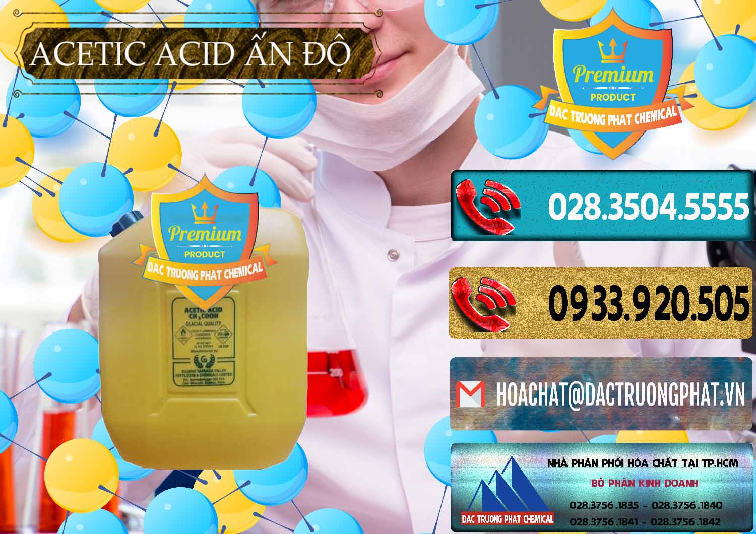Nơi chuyên bán và cung cấp Acetic Acid – Axit Acetic Ấn Độ India - 0359 - Đơn vị cung cấp _ nhập khẩu hóa chất tại TP.HCM - hoachatdetnhuom.com