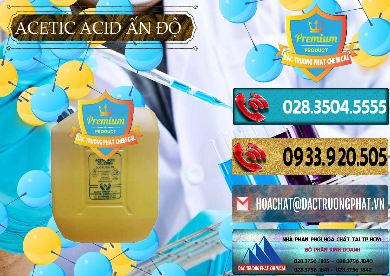 Cty chuyên bán và cung cấp Acetic Acid – Axit Acetic Ấn Độ India - 0359 - Đơn vị cung cấp & kinh doanh hóa chất tại TP.HCM - hoachatdetnhuom.com