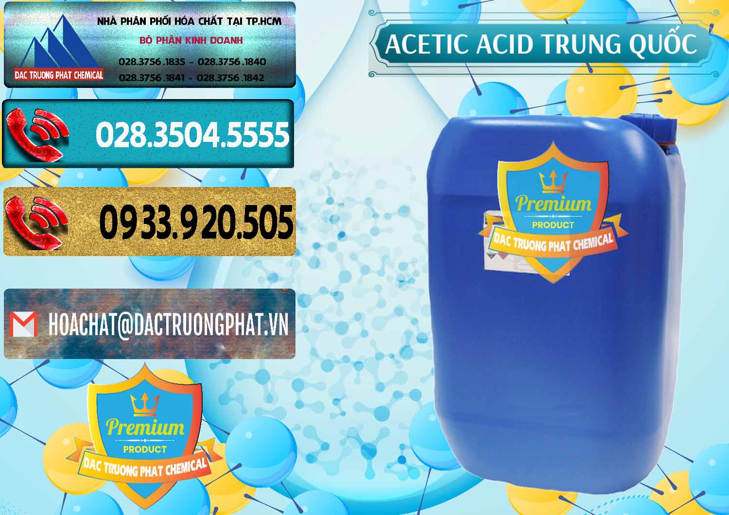 Cty bán & cung ứng Acetic Acid – Axit Acetic Trung Quốc China - 0358 - Công ty cung cấp - nhập khẩu hóa chất tại TP.HCM - hoachatdetnhuom.com