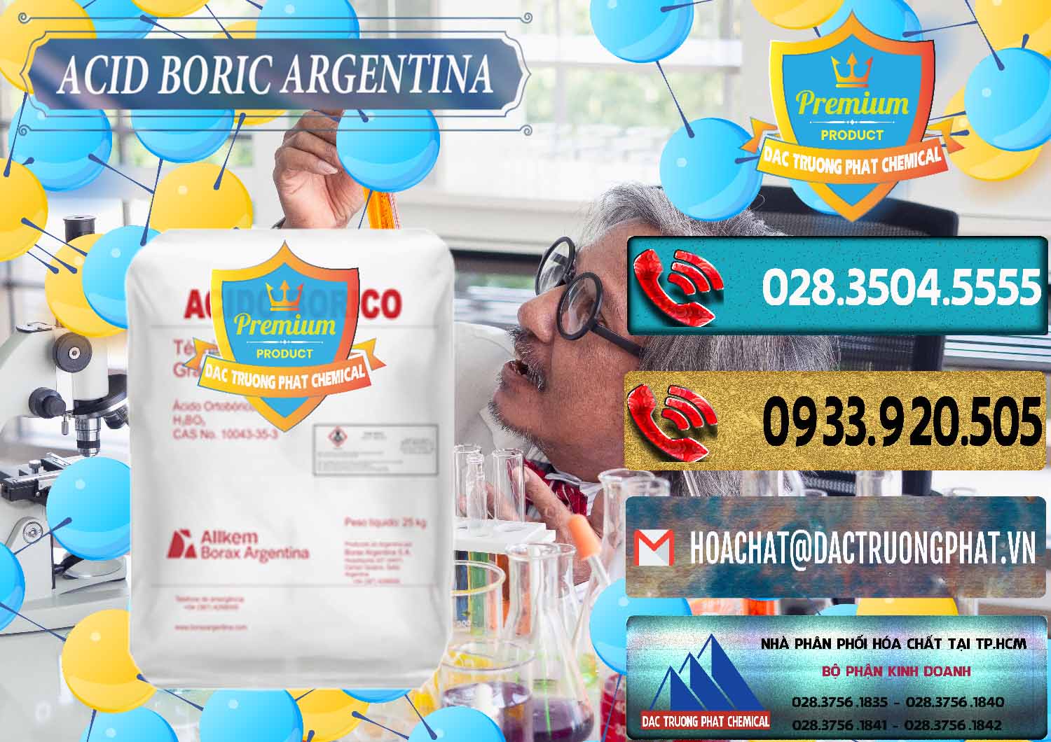 Đơn vị chuyên cung cấp & bán Acid Boric – Axit Boric H3BO3 99% Allkem Argentina - 0448 - Cty cung cấp ( nhập khẩu ) hóa chất tại TP.HCM - hoachatdetnhuom.com