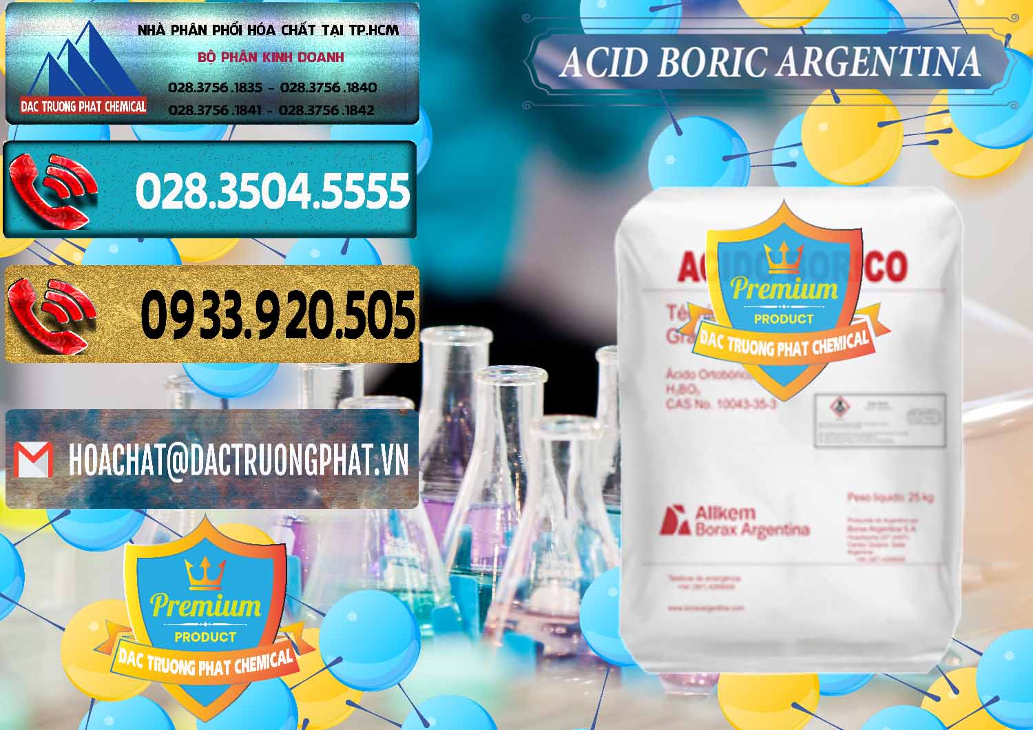 Đơn vị kinh doanh - bán Acid Boric – Axit Boric H3BO3 99% Allkem Argentina - 0448 - Công ty cung cấp & kinh doanh hóa chất tại TP.HCM - hoachatdetnhuom.com