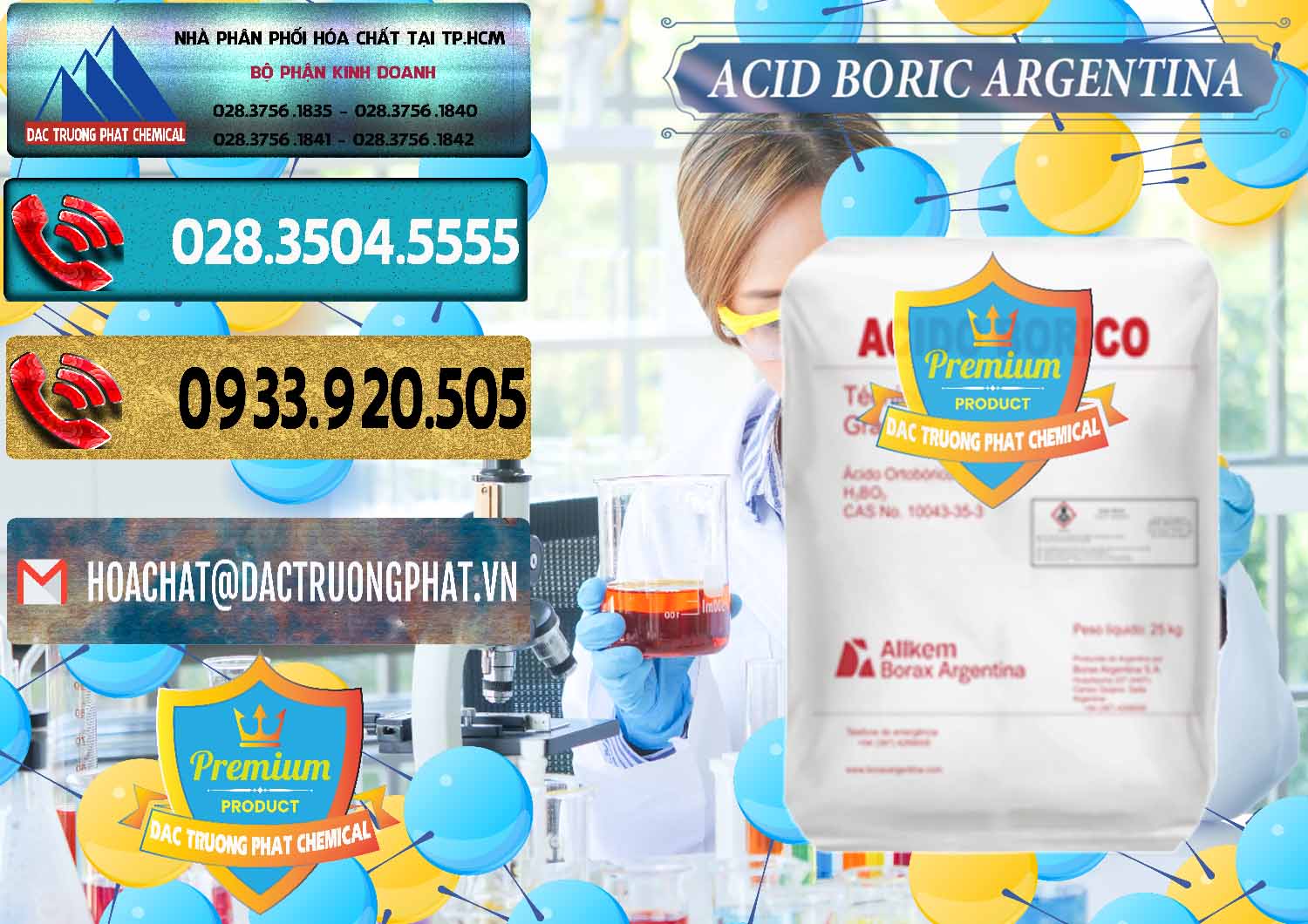 Công ty phân phối _ bán Acid Boric – Axit Boric H3BO3 99% Allkem Argentina - 0448 - Nơi phân phối & cung cấp hóa chất tại TP.HCM - hoachatdetnhuom.com