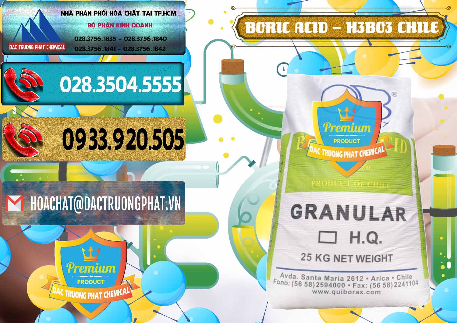 Cung ứng ( bán ) Acid Boric – Axit Boric H3BO3 99% Quiborax Chile - 0281 - Công ty cung cấp - kinh doanh hóa chất tại TP.HCM - hoachatdetnhuom.com