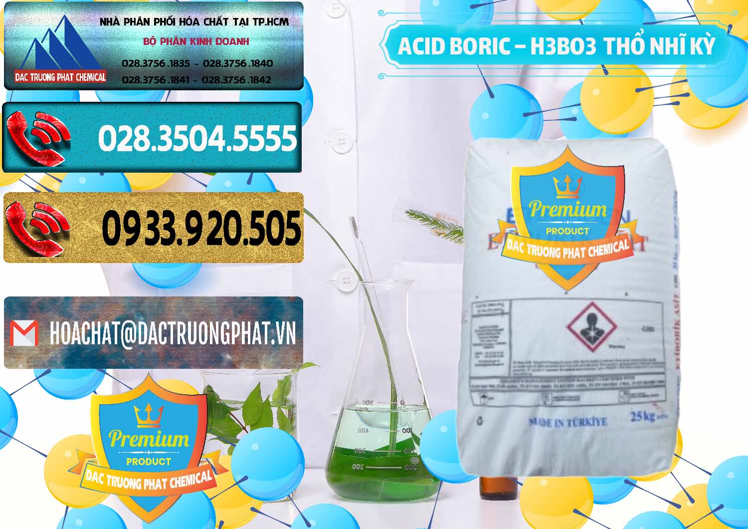 Nơi chuyên bán _ cung ứng Acid Boric – Axit Boric H3BO3 Etimaden Thổ Nhĩ Kỳ Turkey - 0369 - Nơi cung cấp - bán hóa chất tại TP.HCM - hoachatdetnhuom.com