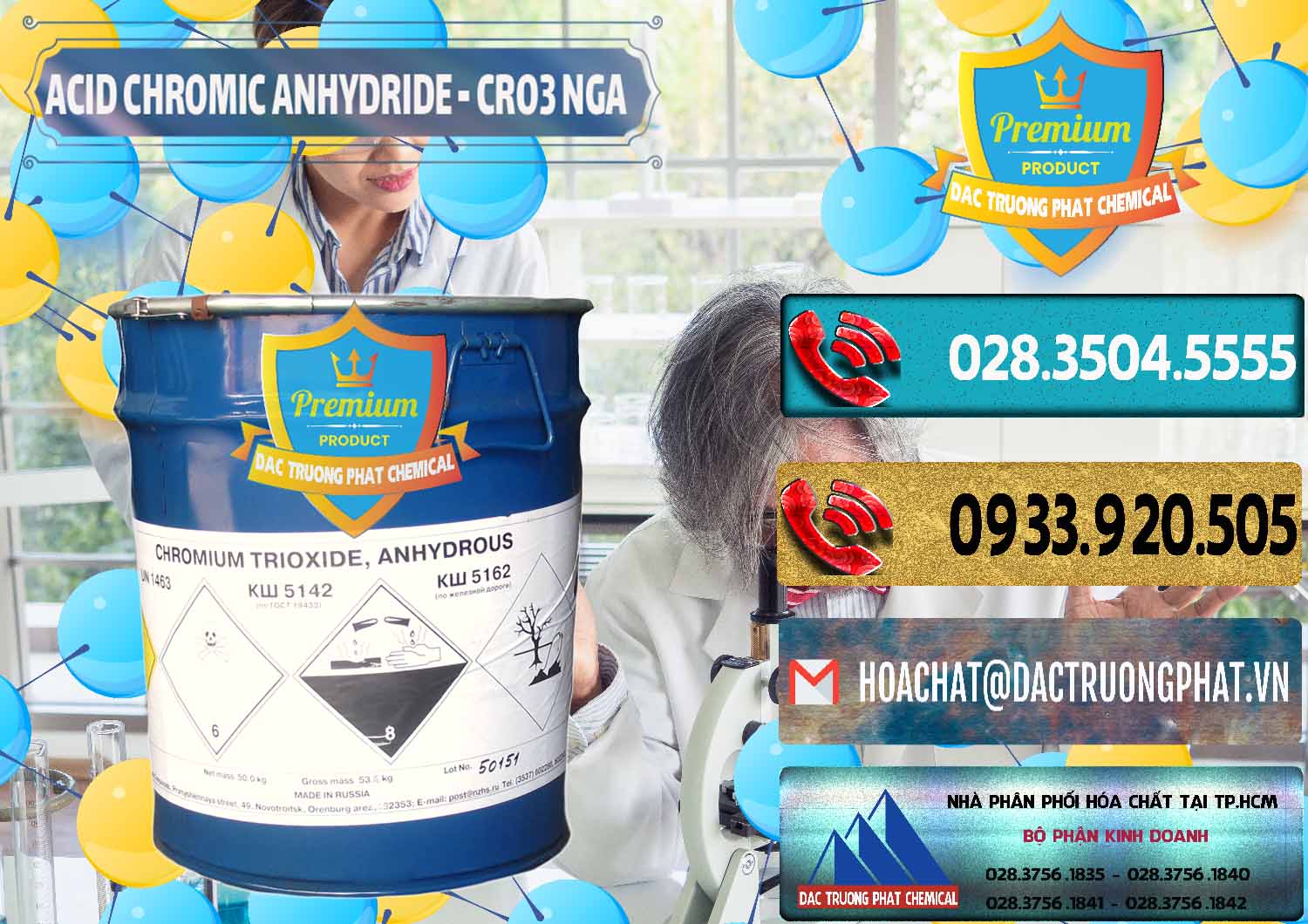 Công ty nhập khẩu và bán Acid Chromic Anhydride - Cromic CRO3 Nga Russia - 0006 - Cty bán - cung cấp hóa chất tại TP.HCM - hoachatdetnhuom.com