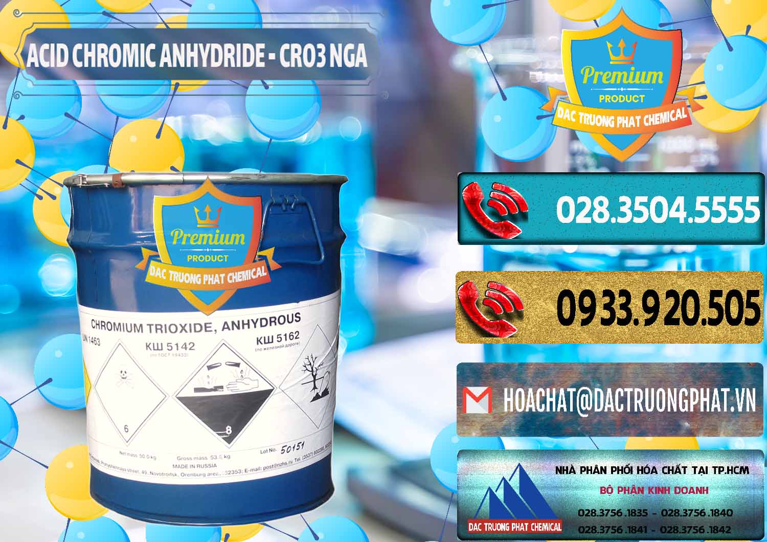 Công ty chuyên phân phối và bán Acid Chromic Anhydride - Cromic CRO3 Nga Russia - 0006 - Nhà cung cấp ( phân phối ) hóa chất tại TP.HCM - hoachatdetnhuom.com
