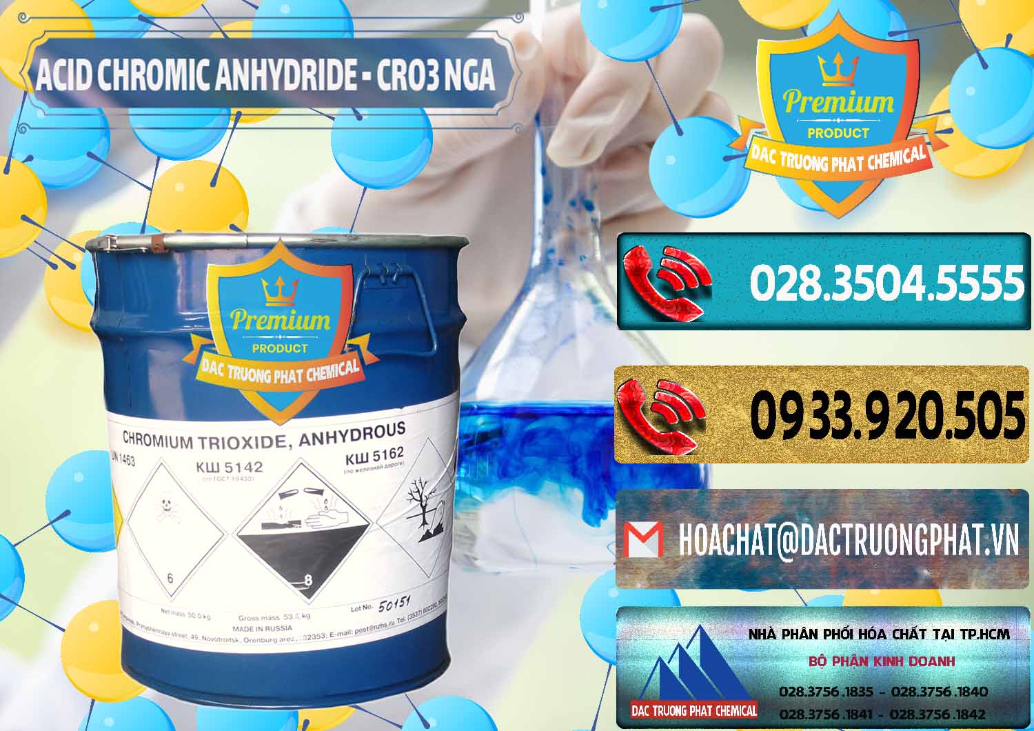 Cty chuyên bán - phân phối Acid Chromic Anhydride - Cromic CRO3 Nga Russia - 0006 - Cty chuyên kinh doanh _ phân phối hóa chất tại TP.HCM - hoachatdetnhuom.com