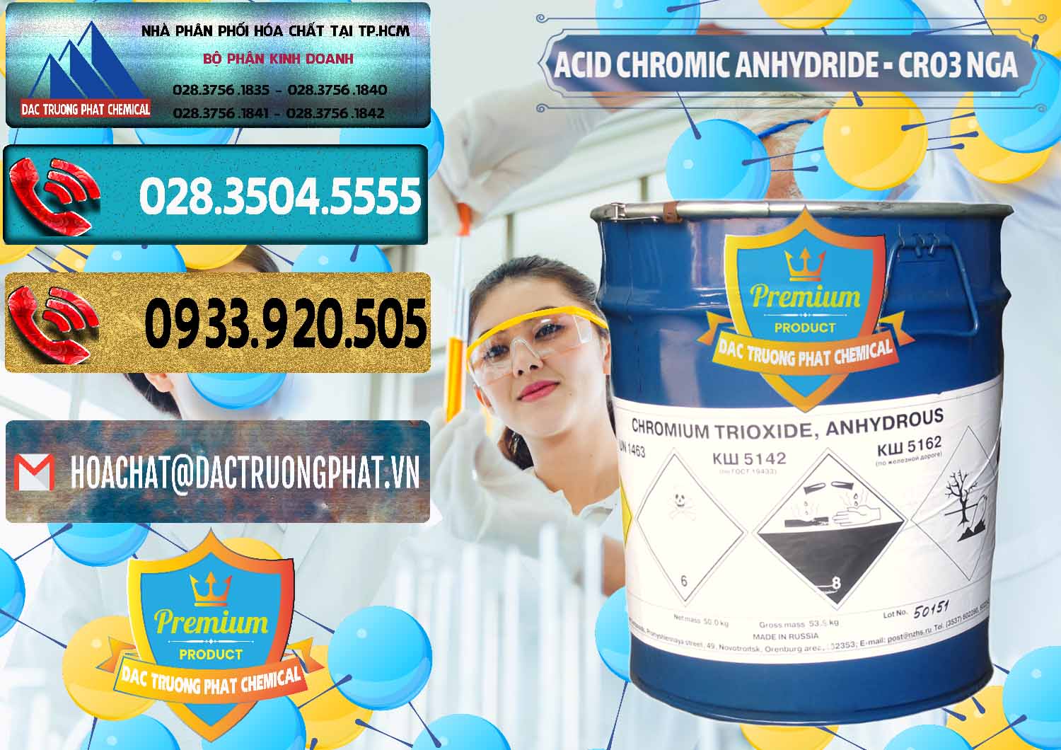 Cty chuyên kinh doanh ( bán ) Acid Chromic Anhydride - Cromic CRO3 Nga Russia - 0006 - Nơi cung cấp ( bán ) hóa chất tại TP.HCM - hoachatdetnhuom.com