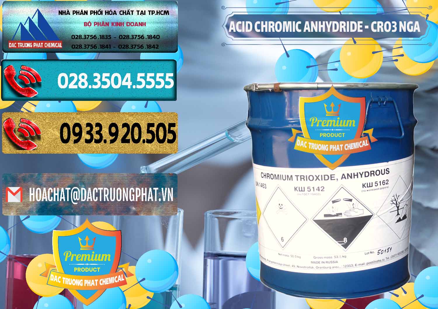 Kinh doanh _ bán Acid Chromic Anhydride - Cromic CRO3 Nga Russia - 0006 - Đơn vị chuyên phân phối - cung ứng hóa chất tại TP.HCM - hoachatdetnhuom.com