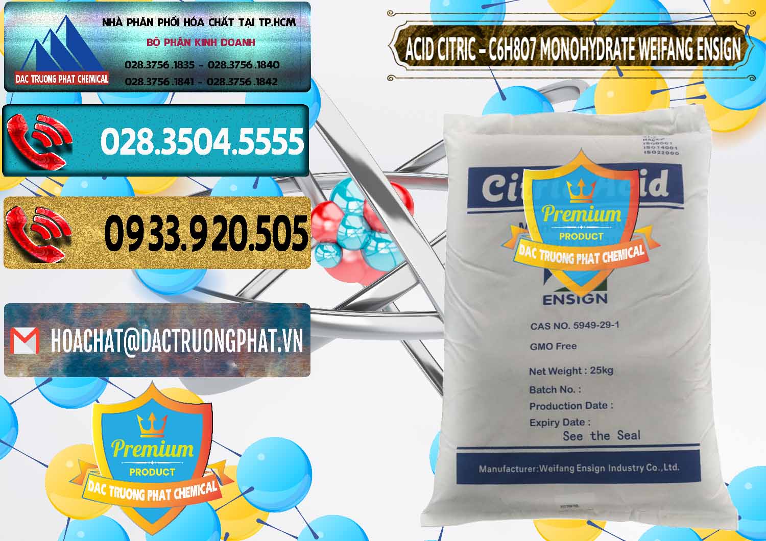 Cty chuyên bán và cung cấp Acid Citric - Axit Citric Monohydrate Weifang Trung Quốc China - 0009 - Cty chuyên cung cấp và bán hóa chất tại TP.HCM - hoachatdetnhuom.com