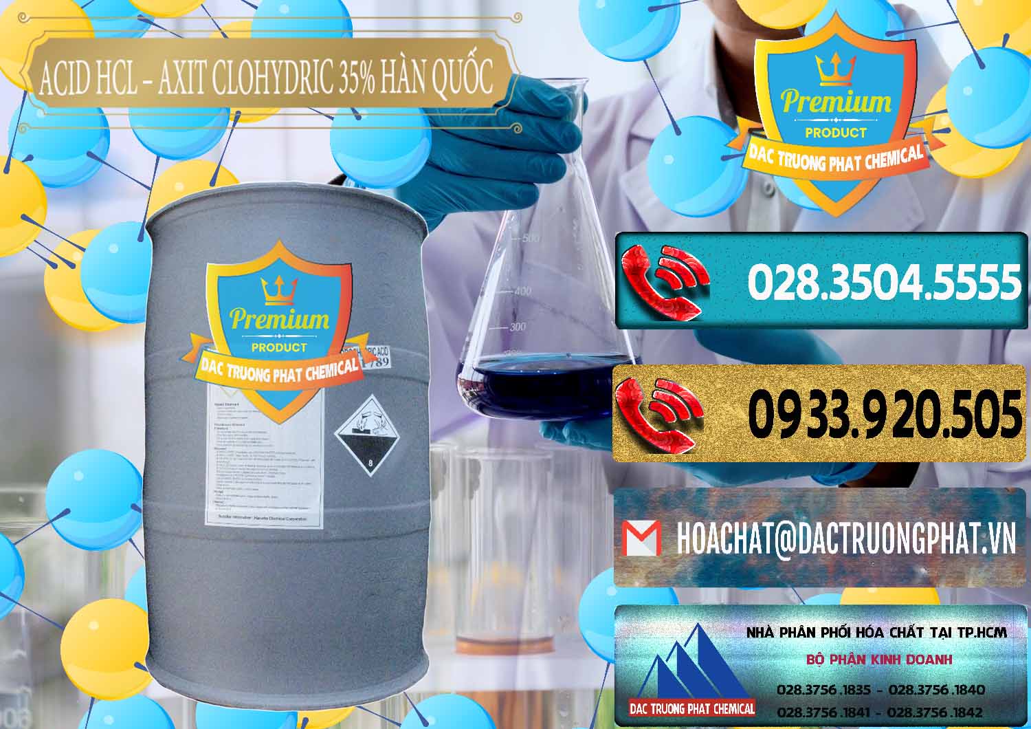 Công ty bán _ cung ứng Acid HCL - Axit Cohidric 35% Hàn Quốc Korea - 0011 - Chuyên kinh doanh _ cung cấp hóa chất tại TP.HCM - hoachatdetnhuom.com