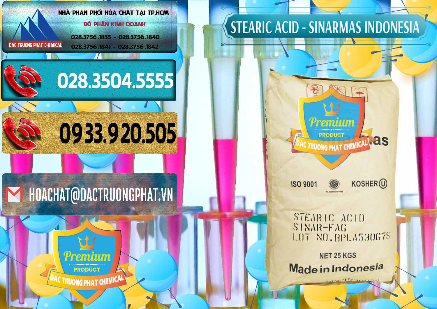 Đơn vị nhập khẩu - bán Axit Stearic - Stearic Acid Sinarmas Indonesia - 0389 - Chuyên phân phối và cung ứng hóa chất tại TP.HCM - hoachatdetnhuom.com