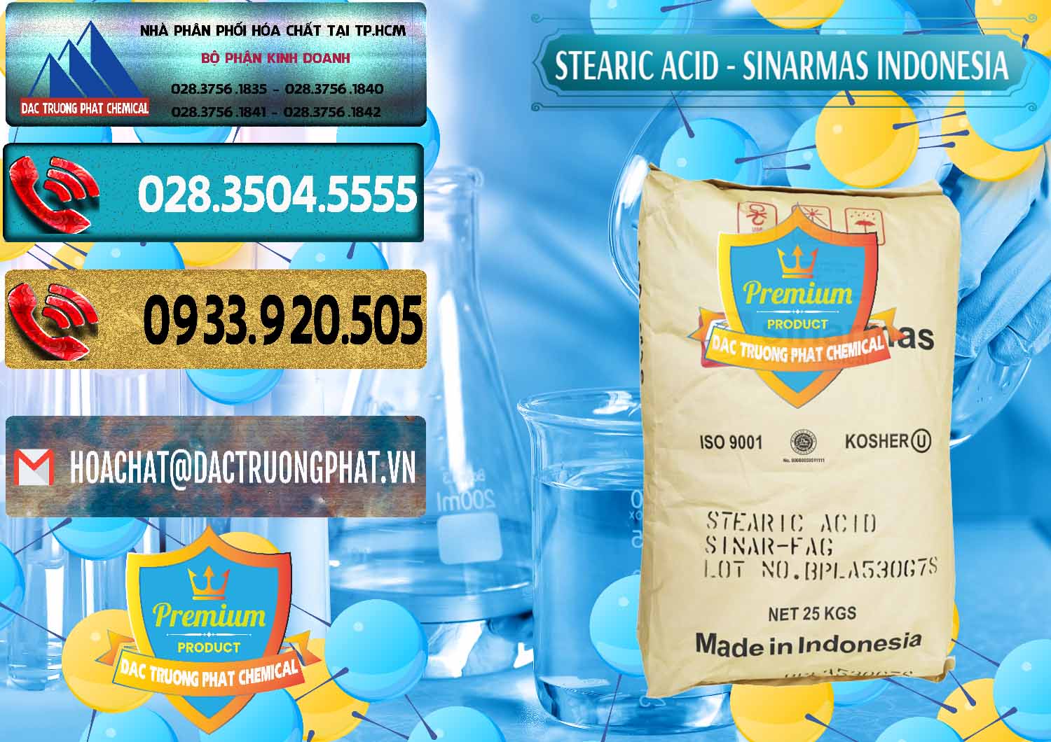 Nơi chuyên cung ứng ( bán ) Axit Stearic - Stearic Acid Sinarmas Indonesia - 0389 - Phân phối _ cung cấp hóa chất tại TP.HCM - hoachatdetnhuom.com