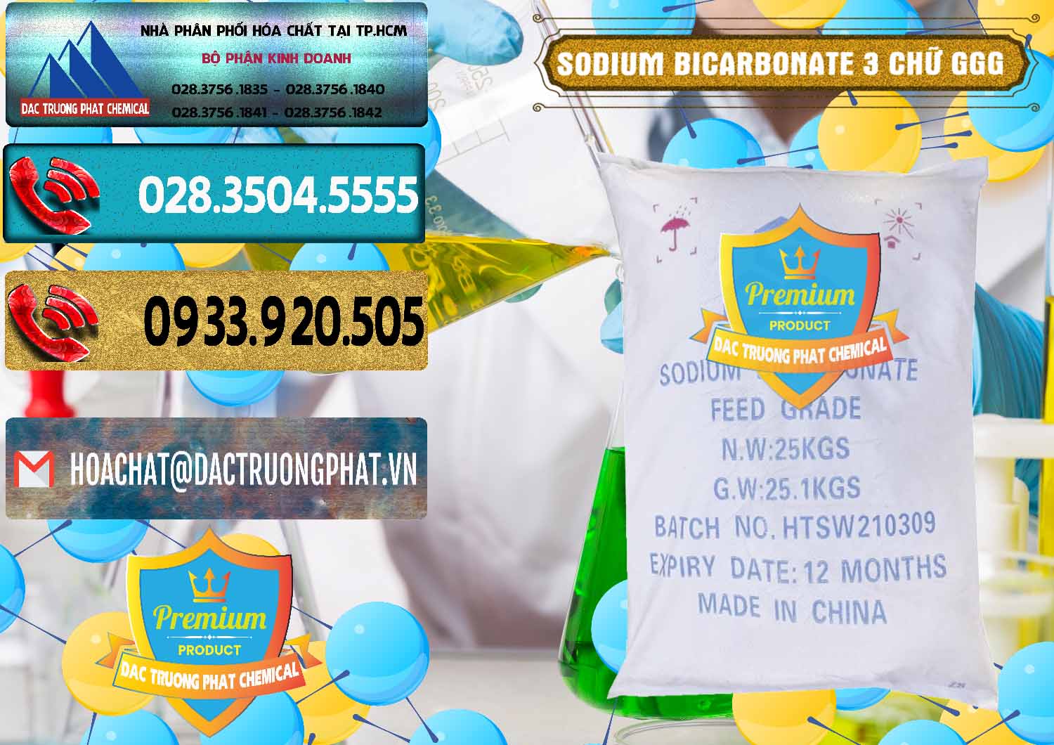Đơn vị bán ( cung ứng ) Sodium Bicarbonate – Bicar NaHCO3 Food Grade 3 Chữ GGG Trung Quốc China - 0259 - Phân phối ( kinh doanh ) hóa chất tại TP.HCM - hoachatdetnhuom.com