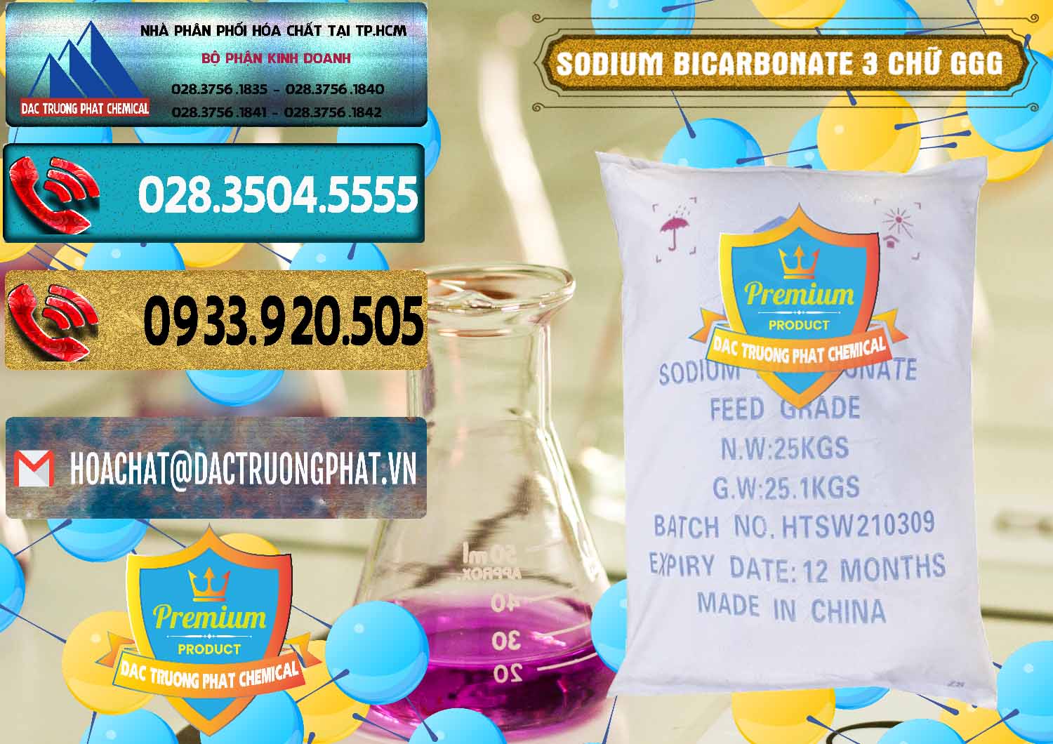Đơn vị chuyên bán _ phân phối Sodium Bicarbonate – Bicar NaHCO3 Food Grade 3 Chữ GGG Trung Quốc China - 0259 - Đơn vị cung cấp và phân phối hóa chất tại TP.HCM - hoachatdetnhuom.com