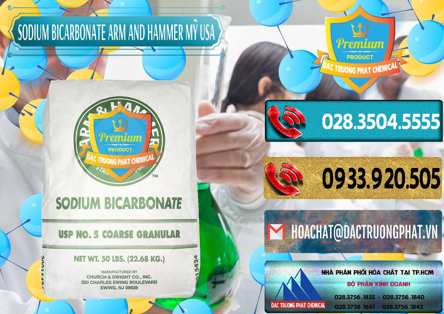 Chuyên phân phối & bán Sodium Bicarbonate – Bicar NaHCO3 Food Grade Arm And Hammer Mỹ USA - 0255 - Nơi chuyên phân phối - kinh doanh hóa chất tại TP.HCM - hoachatdetnhuom.com