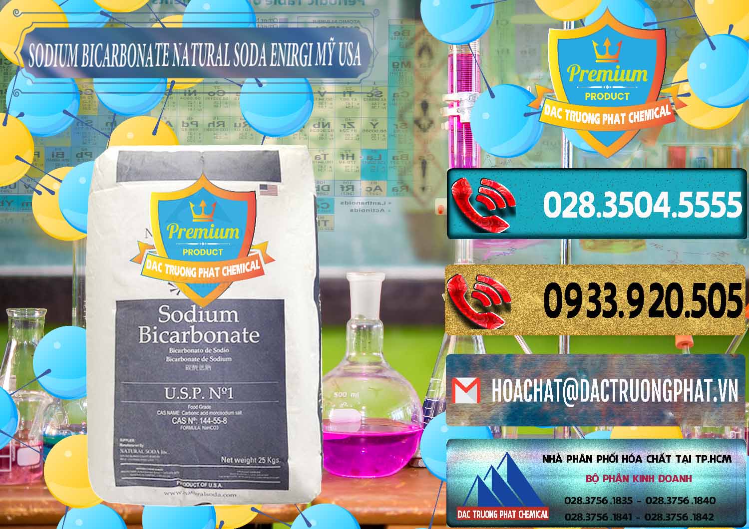 Nơi bán Sodium Bicarbonate – Bicar NaHCO3 Food Grade Natural Soda Enirgi Mỹ USA - 0257 - Đơn vị cung cấp - phân phối hóa chất tại TP.HCM - hoachatdetnhuom.com