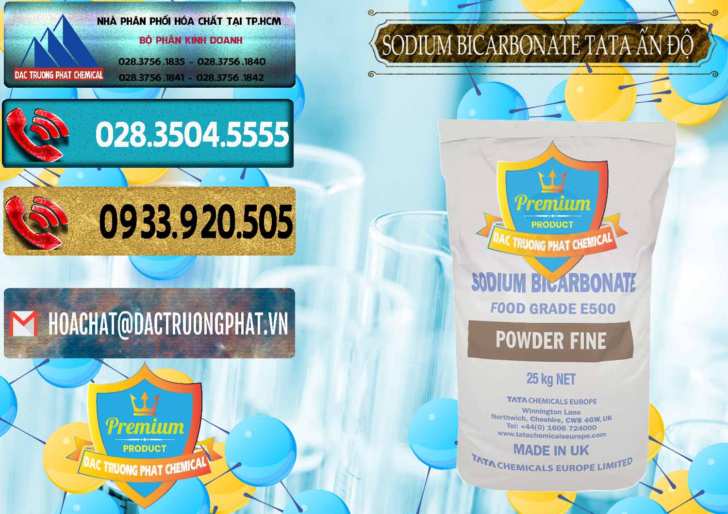 Chuyên cung cấp ( bán ) Sodium Bicarbonate – Bicar NaHCO3 E500 Thực Phẩm Food Grade Tata Ấn Độ India - 0261 - Đơn vị chuyên bán và cung cấp hóa chất tại TP.HCM - hoachatdetnhuom.com