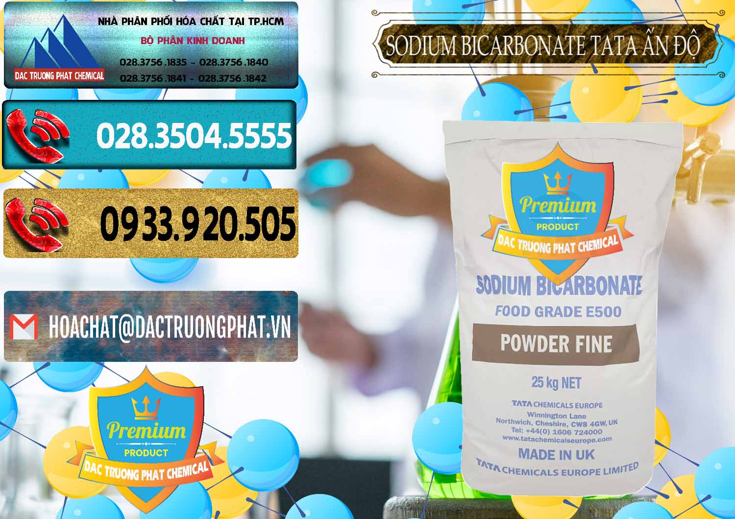 Đơn vị chuyên kinh doanh & bán Sodium Bicarbonate – Bicar NaHCO3 E500 Thực Phẩm Food Grade Tata Ấn Độ India - 0261 - Nơi phân phối - cung cấp hóa chất tại TP.HCM - hoachatdetnhuom.com