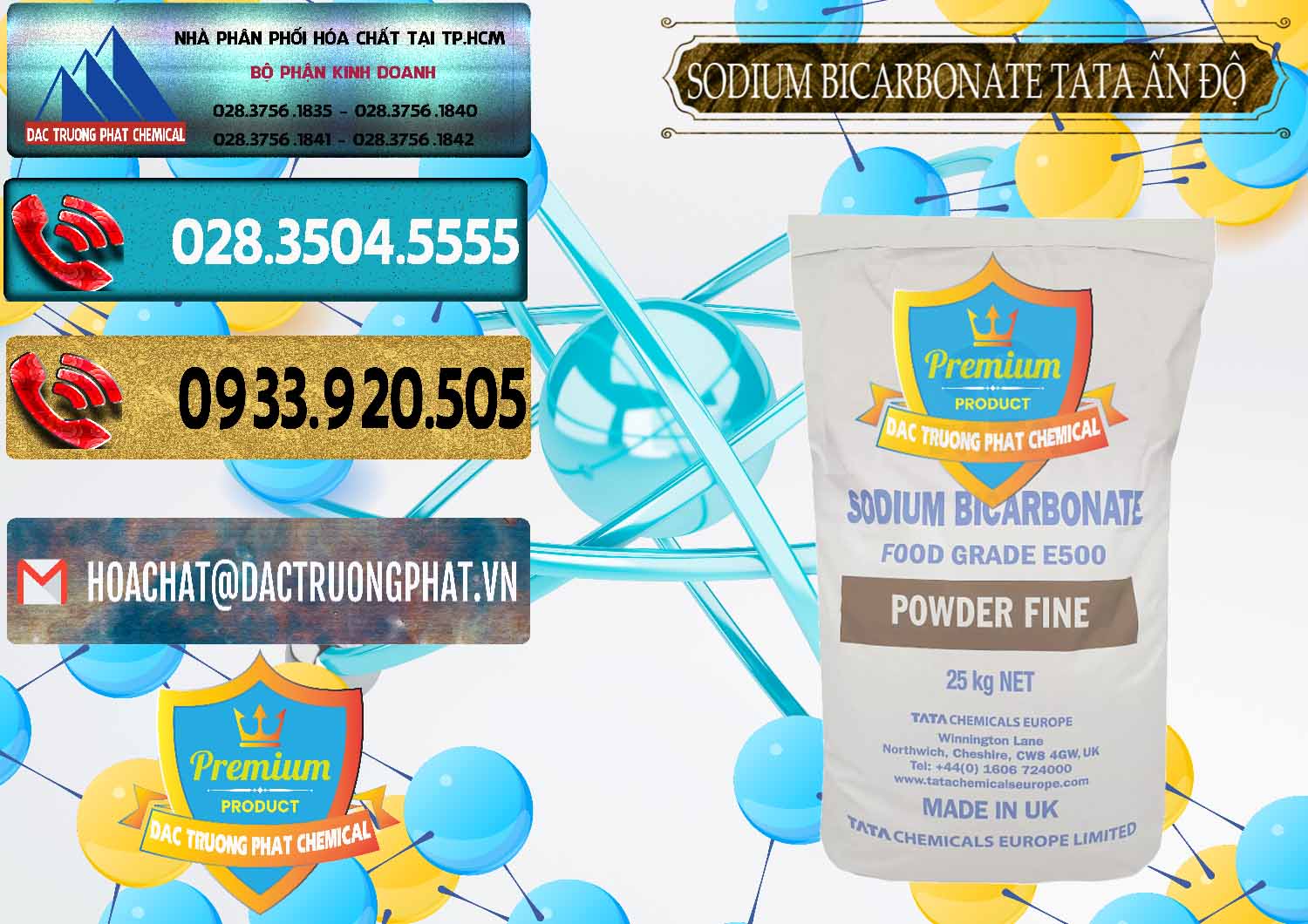 Cty chuyên phân phối và bán Sodium Bicarbonate – Bicar NaHCO3 E500 Thực Phẩm Food Grade Tata Ấn Độ India - 0261 - Công ty cung cấp ( bán ) hóa chất tại TP.HCM - hoachatdetnhuom.com