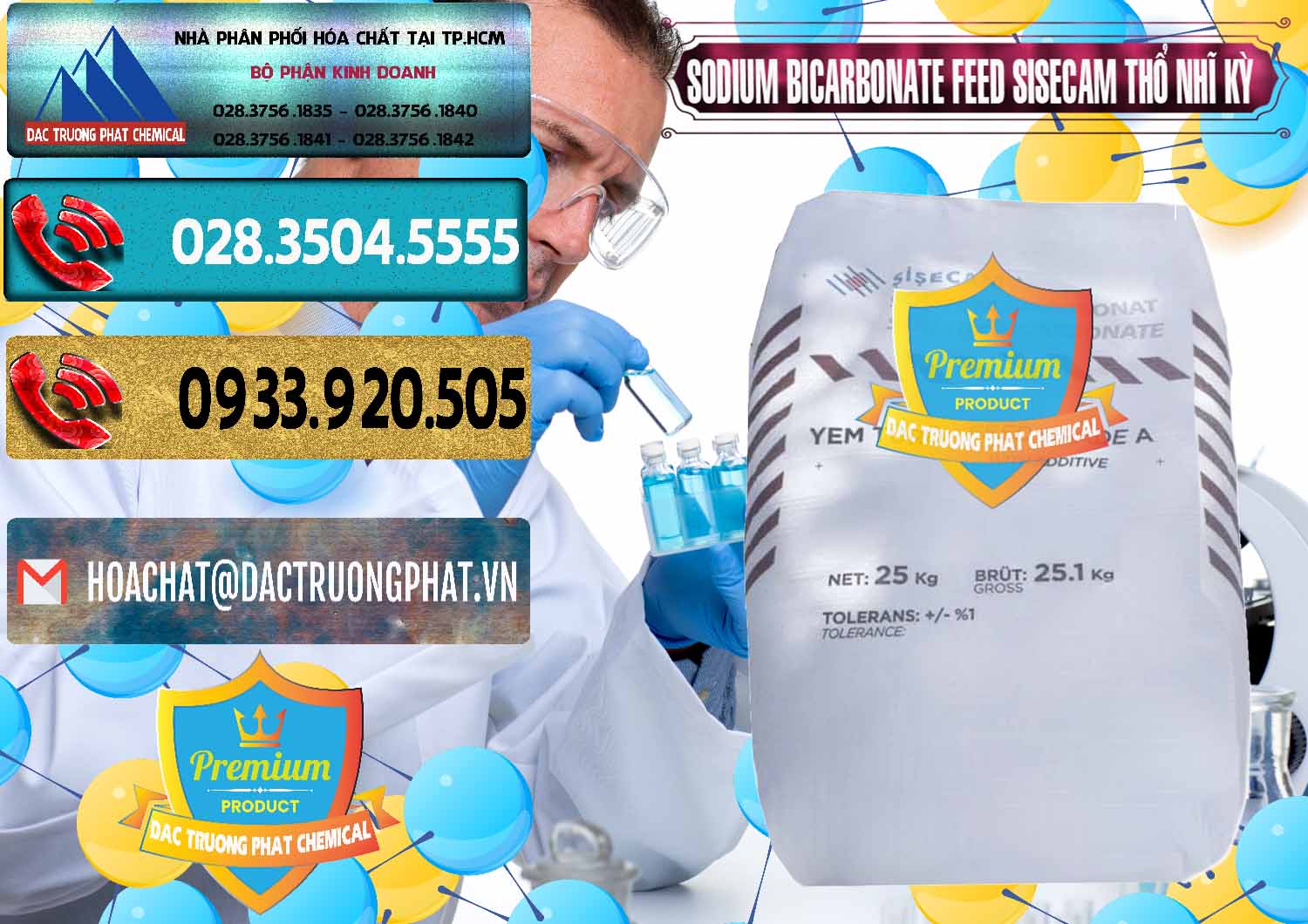 Nơi bán ( phân phối ) Sodium Bicarbonate – Bicar NaHCO3 Feed Grade Thổ Nhĩ Kỳ Turkey - 0265 - Cty phân phối và cung cấp hóa chất tại TP.HCM - hoachatdetnhuom.com