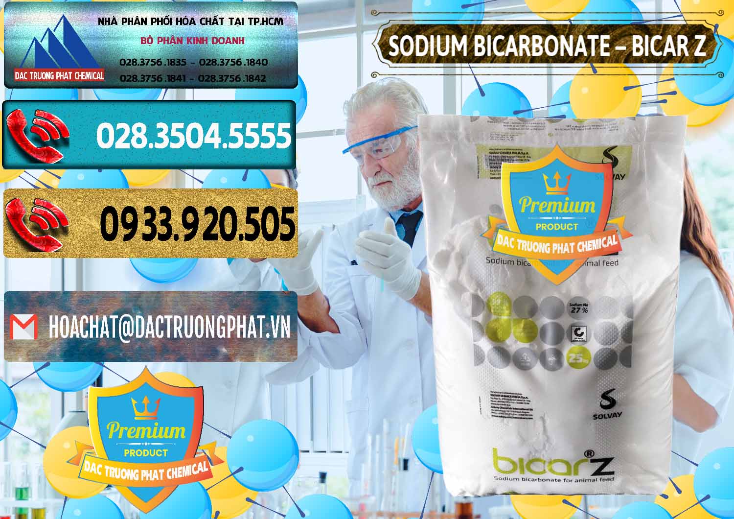 Nơi bán ( phân phối ) Sodium Bicarbonate – NaHCO3 Bicar Z Ý Italy Solvay - 0139 - Đơn vị phân phối - bán hóa chất tại TP.HCM - hoachatdetnhuom.com