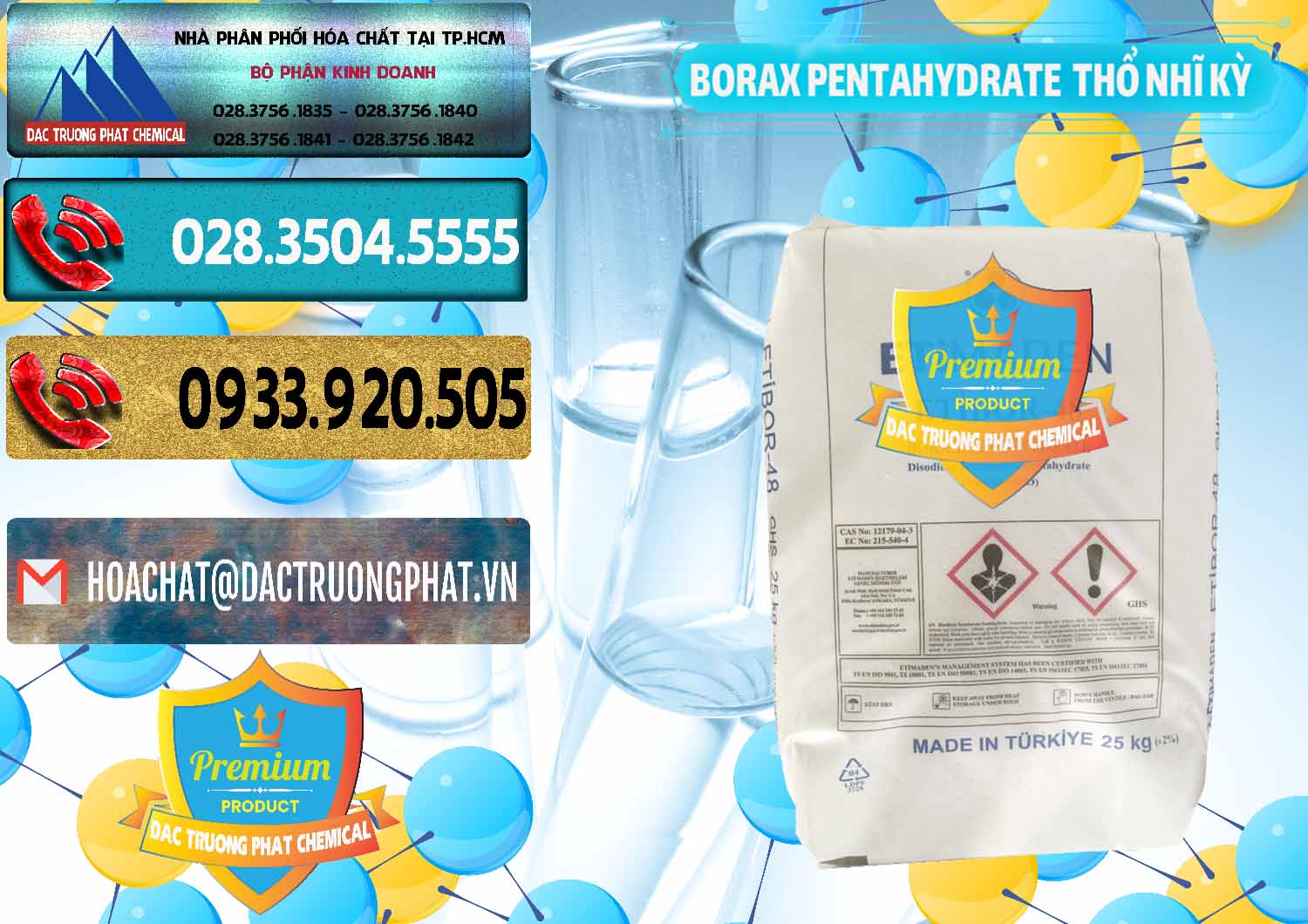 Đơn vị bán - cung ứng Borax Pentahydrate Thổ Nhĩ Kỳ Turkey - 0431 - Đơn vị chuyên cung cấp _ kinh doanh hóa chất tại TP.HCM - hoachatdetnhuom.com