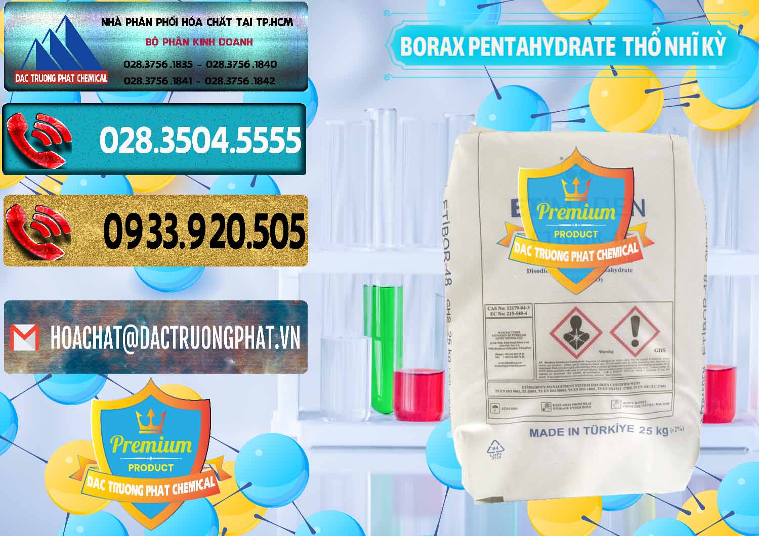 Cty chuyên kinh doanh ( bán ) Borax Pentahydrate Thổ Nhĩ Kỳ Turkey - 0431 - Nhập khẩu & cung cấp hóa chất tại TP.HCM - hoachatdetnhuom.com