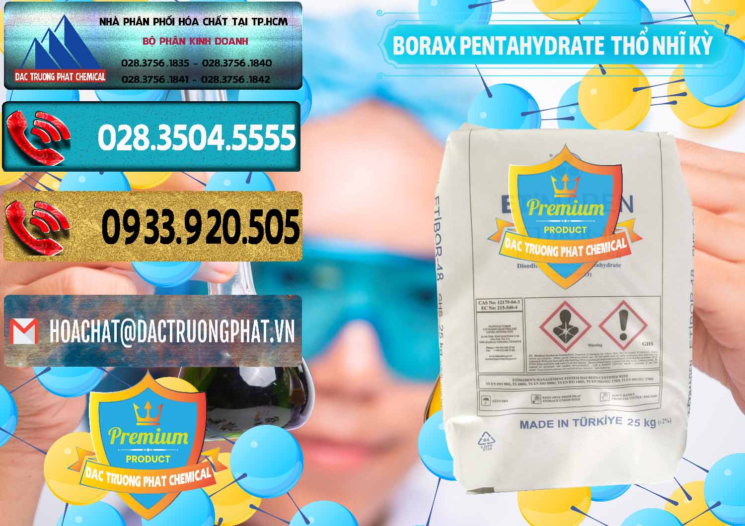 Đơn vị chuyên bán ( phân phối ) Borax Pentahydrate Thổ Nhĩ Kỳ Turkey - 0431 - Đơn vị chuyên phân phối & bán hóa chất tại TP.HCM - hoachatdetnhuom.com