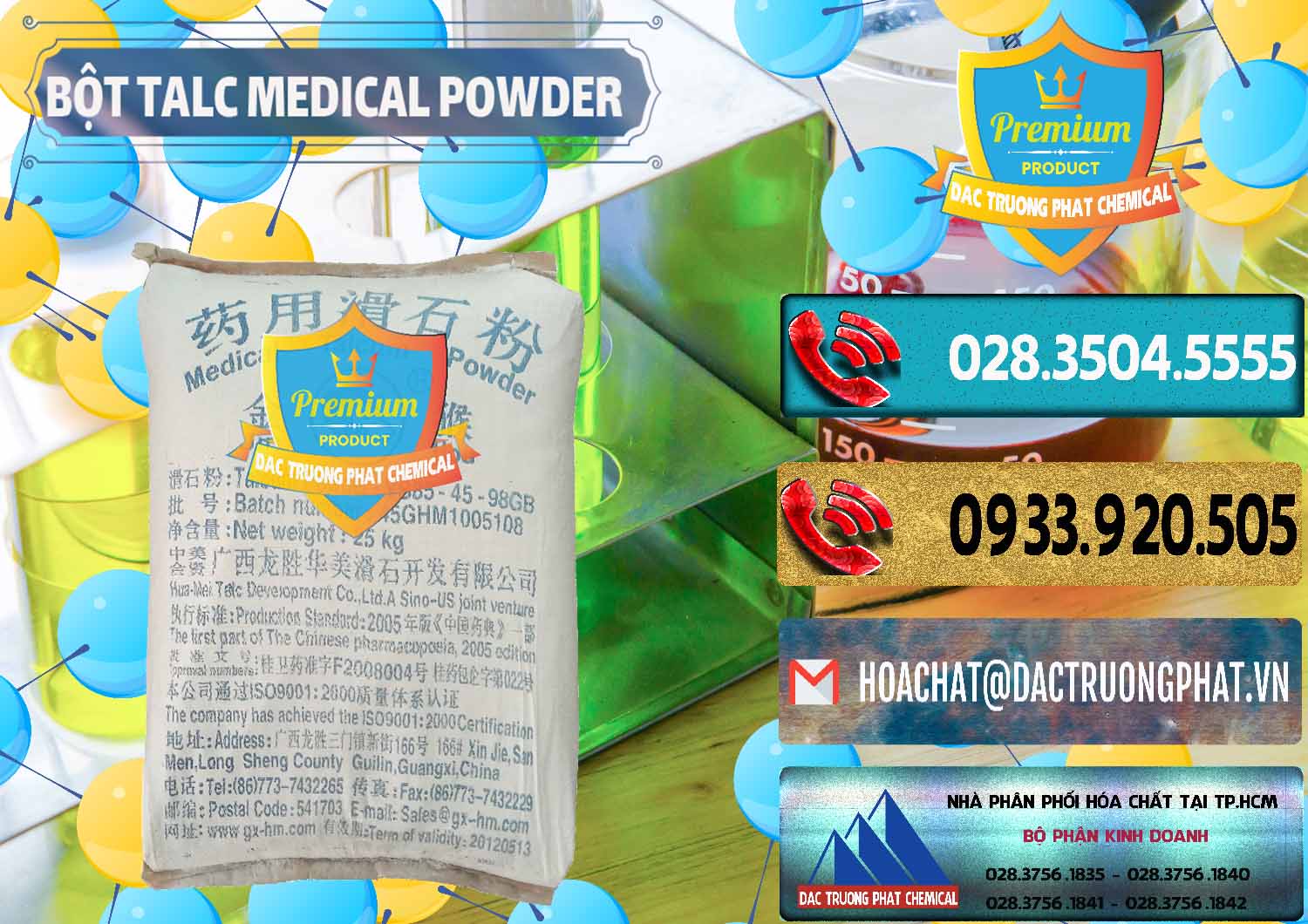 Cty chuyên bán & cung ứng Bột Talc Medical Powder Trung Quốc China - 0036 - Đơn vị chuyên cung cấp _ bán hóa chất tại TP.HCM - hoachatdetnhuom.com