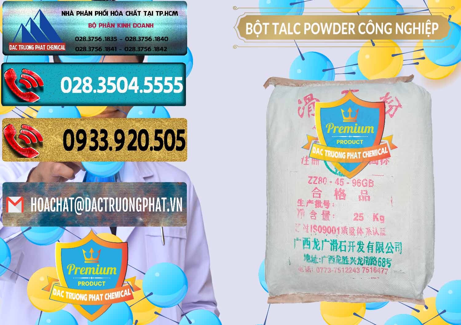 Cung cấp - bán Bột Talc Powder Công Nghiệp Trung Quốc China - 0037 - Công ty phân phối & cung cấp hóa chất tại TP.HCM - hoachatdetnhuom.com