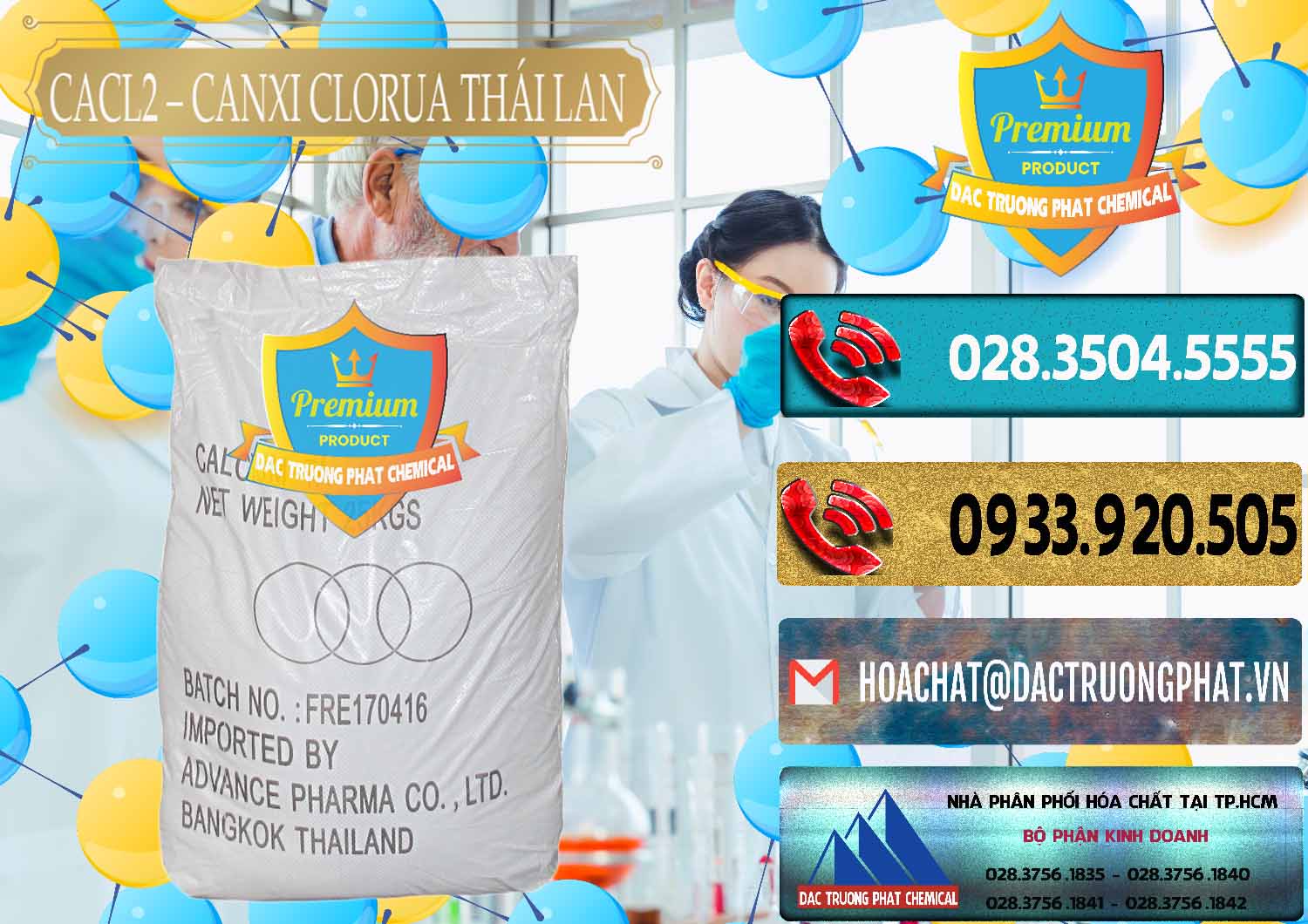 Công ty bán ( phân phối ) CaCl2 – Canxi Clorua 96% Thái Lan - 0042 - Công ty bán _ cung cấp hóa chất tại TP.HCM - hoachatdetnhuom.com