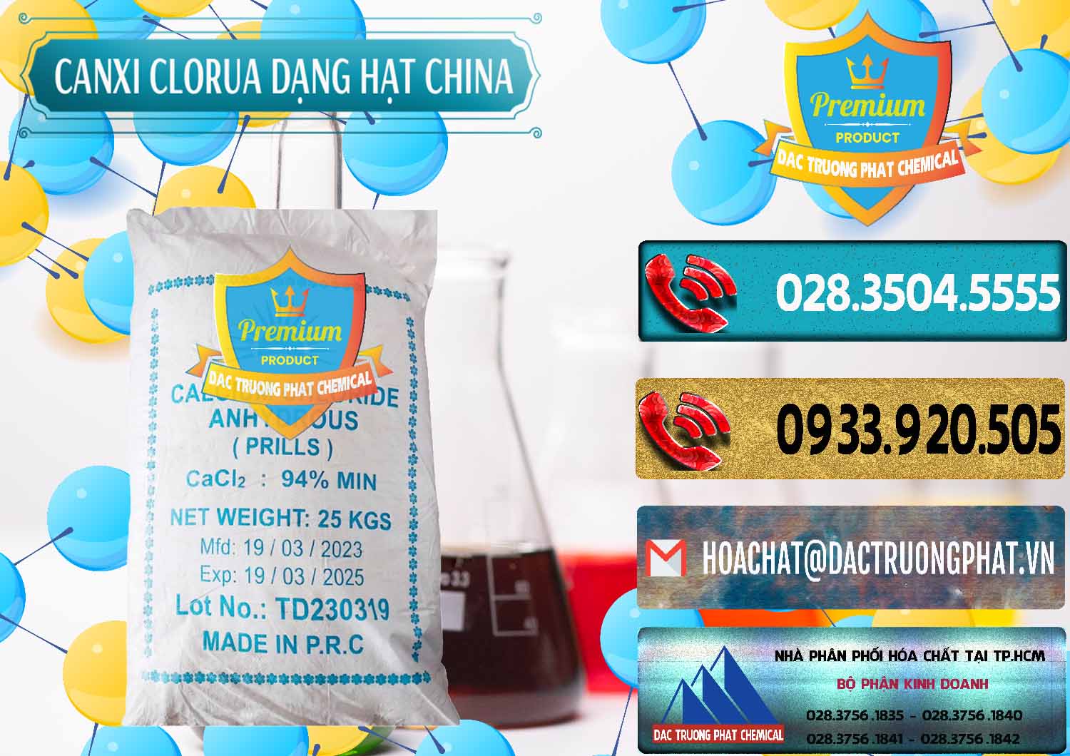 Nơi bán ( phân phối ) CaCl2 – Canxi Clorua 94% Dạng Hạt Trung Quốc China - 0373 - Công ty nhập khẩu & cung cấp hóa chất tại TP.HCM - hoachatdetnhuom.com