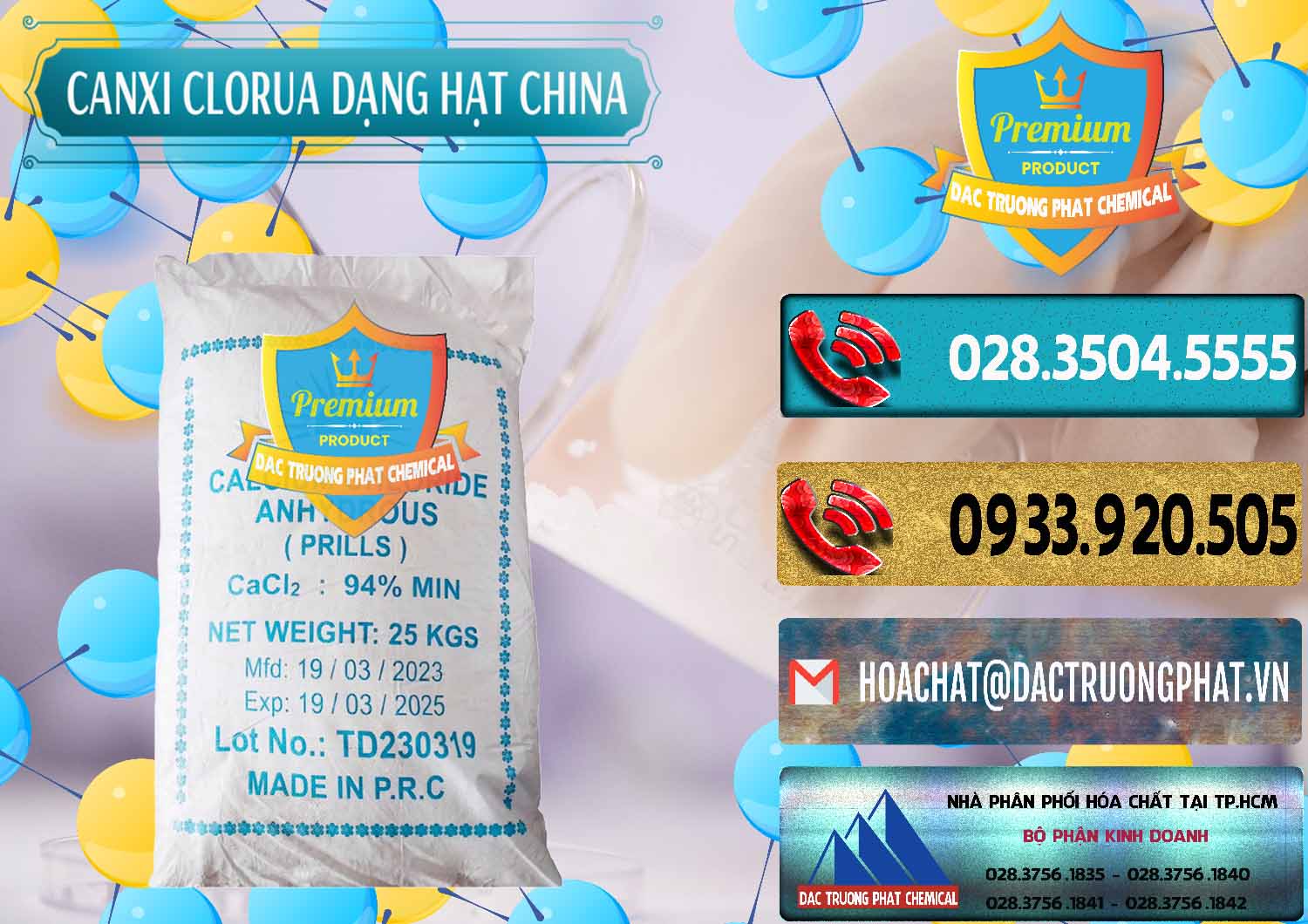 Công ty chuyên cung cấp _ bán CaCl2 – Canxi Clorua 94% Dạng Hạt Trung Quốc China - 0373 - Cty bán - cung cấp hóa chất tại TP.HCM - hoachatdetnhuom.com