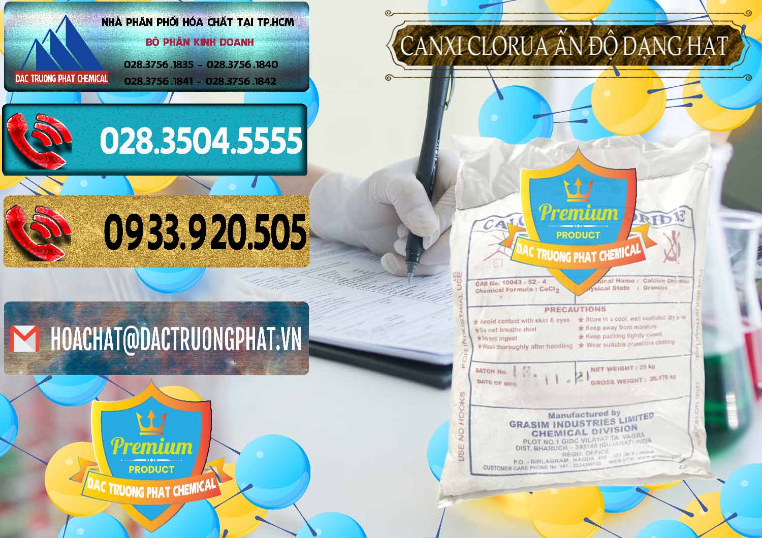Đơn vị chuyên cung cấp _ bán CaCl2 – Canxi Clorua Dạng Hạt Aditya Birla Grasim Ấn Độ India - 0418 - Cung cấp và nhập khẩu hóa chất tại TP.HCM - hoachatdetnhuom.com