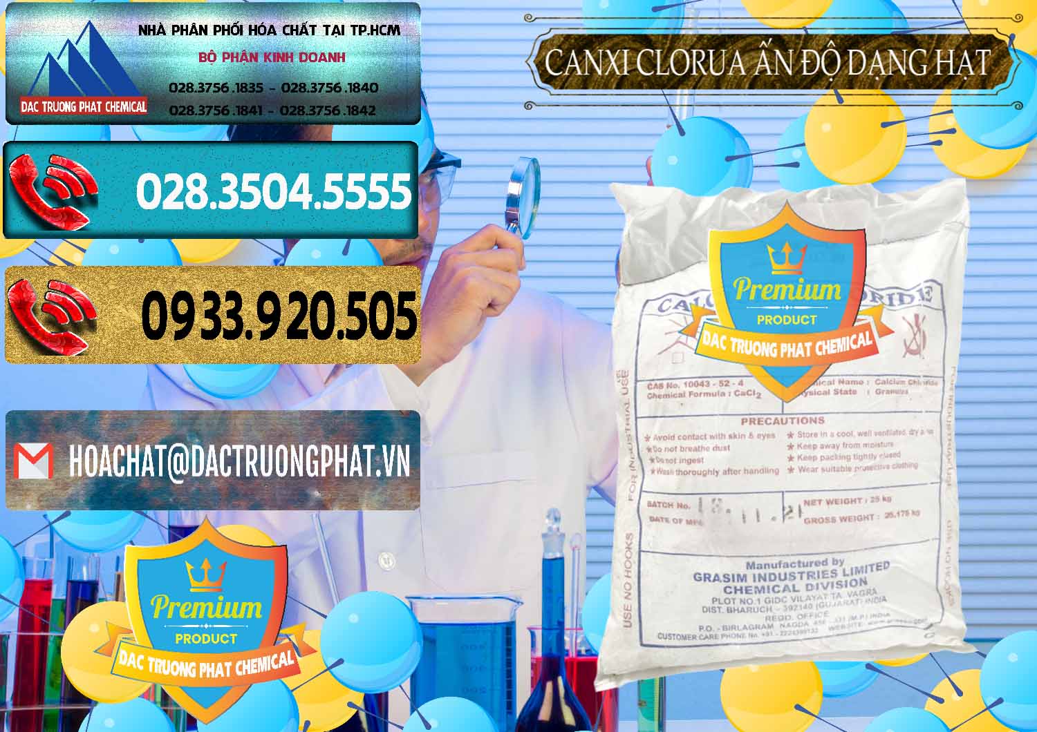Nơi chuyên cung cấp và bán CaCl2 – Canxi Clorua Dạng Hạt Aditya Birla Grasim Ấn Độ India - 0418 - Nhà phân phối & cung cấp hóa chất tại TP.HCM - hoachatdetnhuom.com