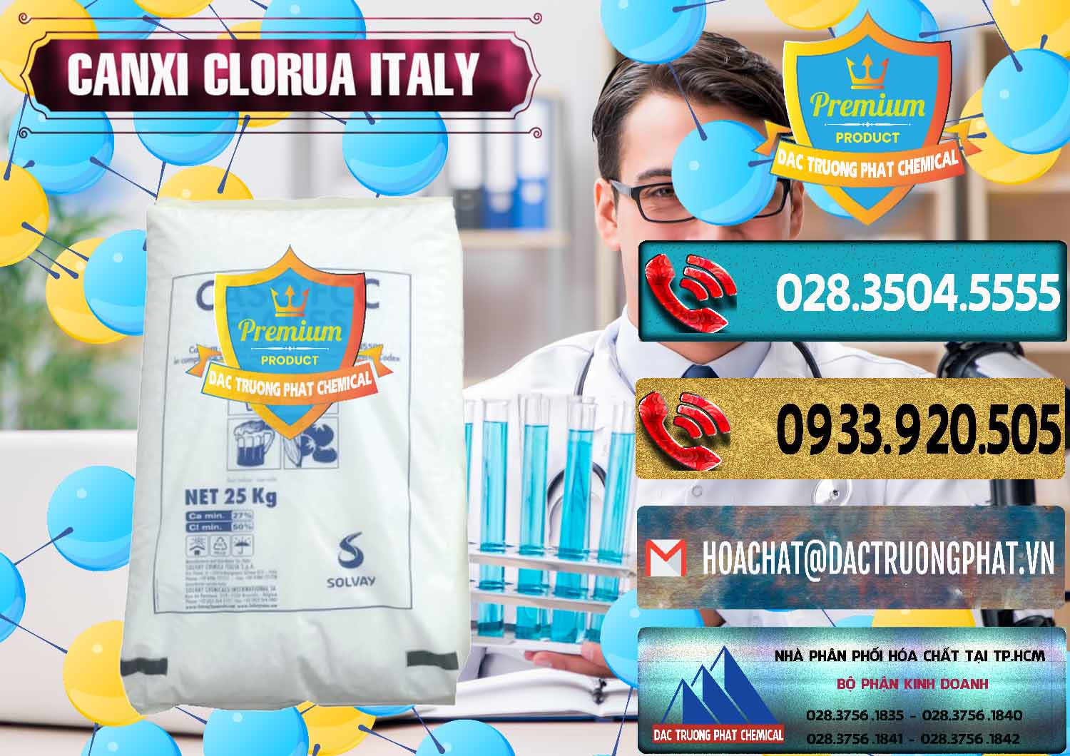 Nơi kinh doanh ( bán ) CaCl2 – Canxi Clorua Food Grade Ý Italy - 0435 - Đơn vị cung cấp và phân phối hóa chất tại TP.HCM - hoachatdetnhuom.com