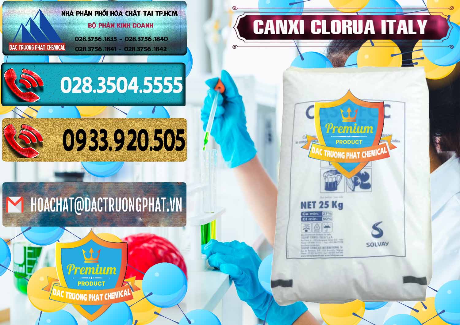 Đơn vị nhập khẩu ( bán ) CaCl2 – Canxi Clorua Food Grade Ý Italy - 0435 - Đơn vị phân phối ( bán ) hóa chất tại TP.HCM - hoachatdetnhuom.com