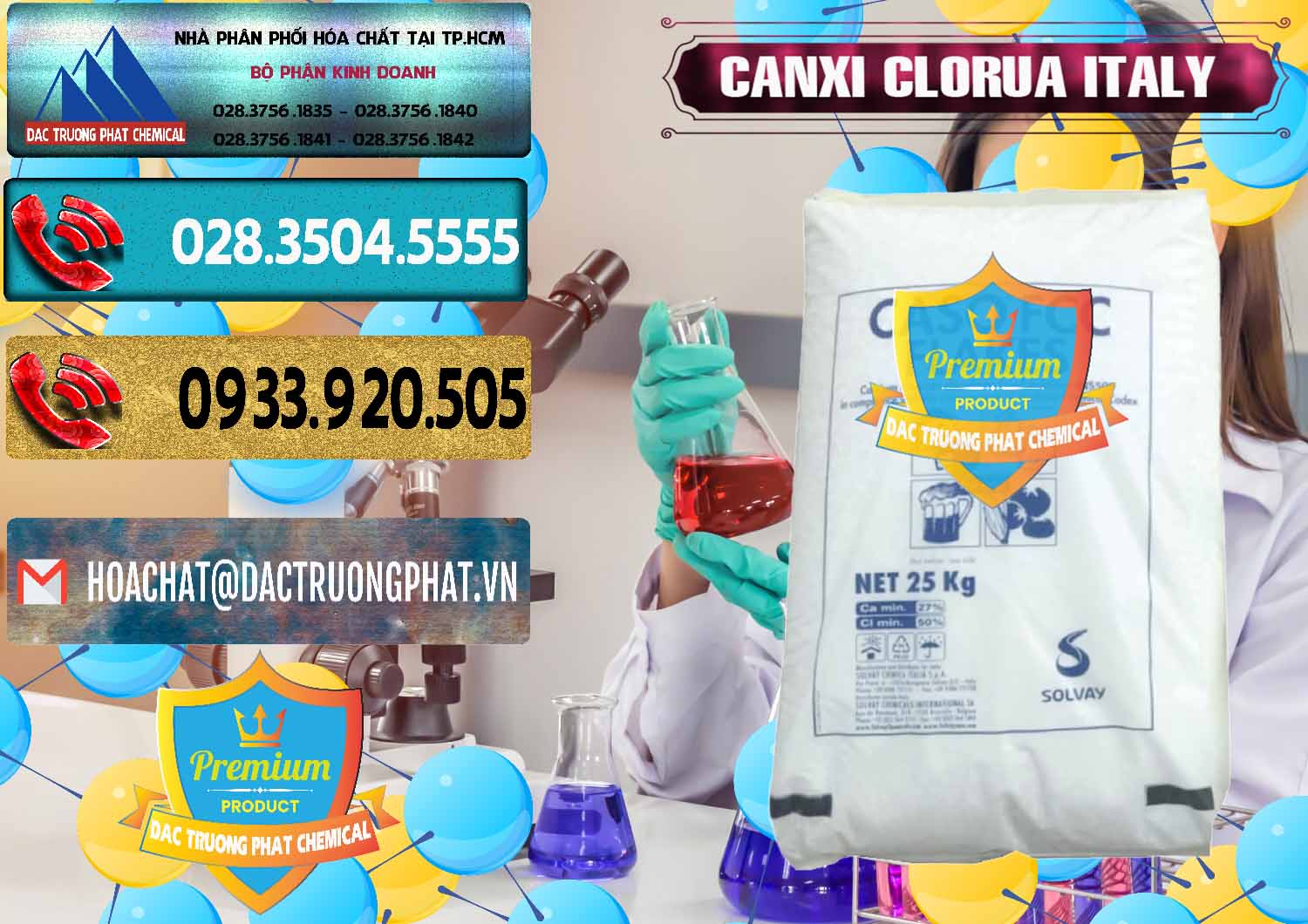 Đơn vị chuyên nhập khẩu ( bán ) CaCl2 – Canxi Clorua Food Grade Ý Italy - 0435 - Đơn vị cung ứng ( phân phối ) hóa chất tại TP.HCM - hoachatdetnhuom.com