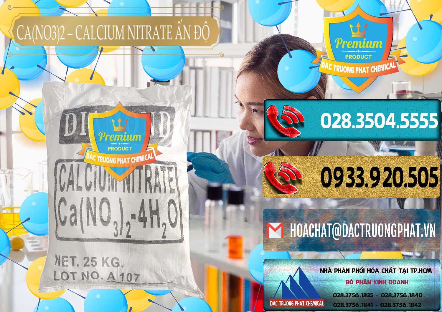 Đơn vị bán — kinh doanh Hóa chất Ca(NO3)2 \ Granulated Ca(NO3)2 99% Ấn Độ India tại Bà Rịa Vũng Tàu Cty kinh doanh - bán CA(NO3)2 – Calcium Nitrate Ấn Độ India - 0038 - Cty kinh doanh _ phân phối hóa chất tại TP.HCM - hoachatdetnhuom.com