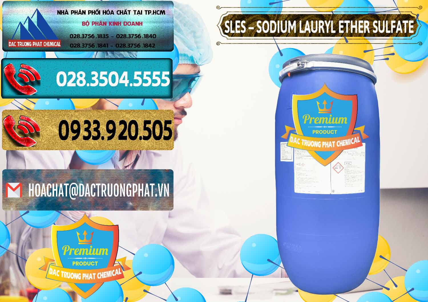 Nơi kinh doanh - bán Chất Tạo Bọt Sles - Sodium Lauryl Ether Sulphate Kao Indonesia - 0046 - Chuyên phân phối - bán hóa chất tại TP.HCM - hoachatdetnhuom.com