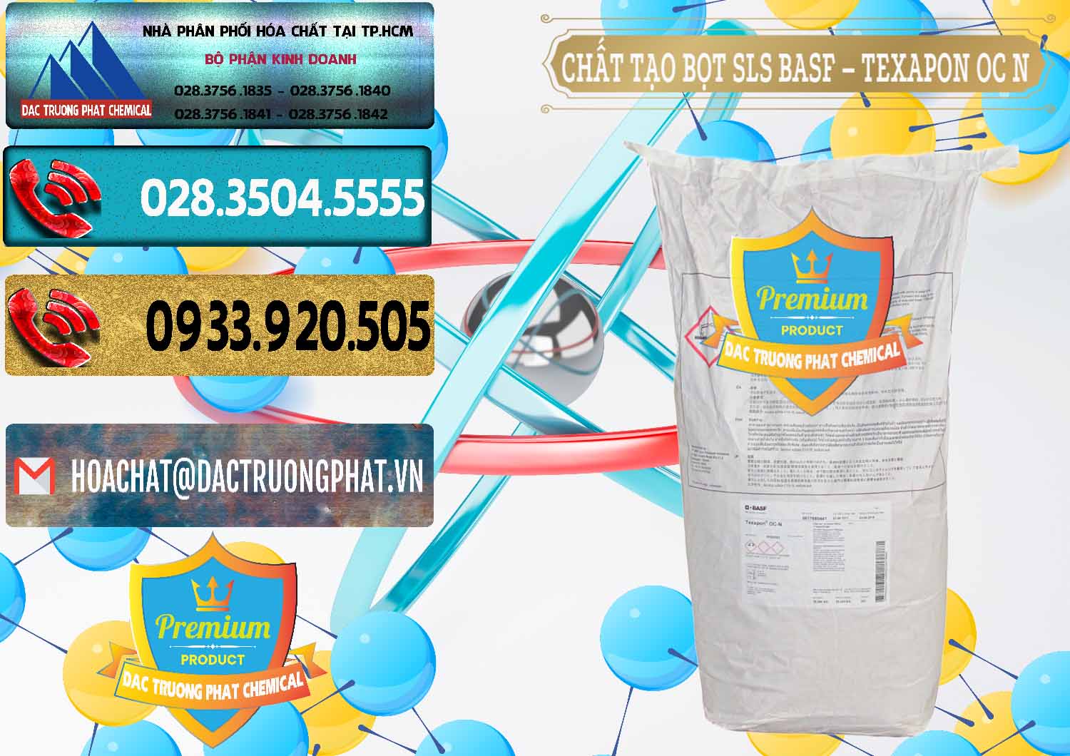 Cty chuyên phân phối _ bán Chất Tạo Bọt SLS - Sodium Lauryl Sulfate BASF Texapon OC N - 0049 - Kinh doanh _ cung cấp hóa chất tại TP.HCM - hoachatdetnhuom.com