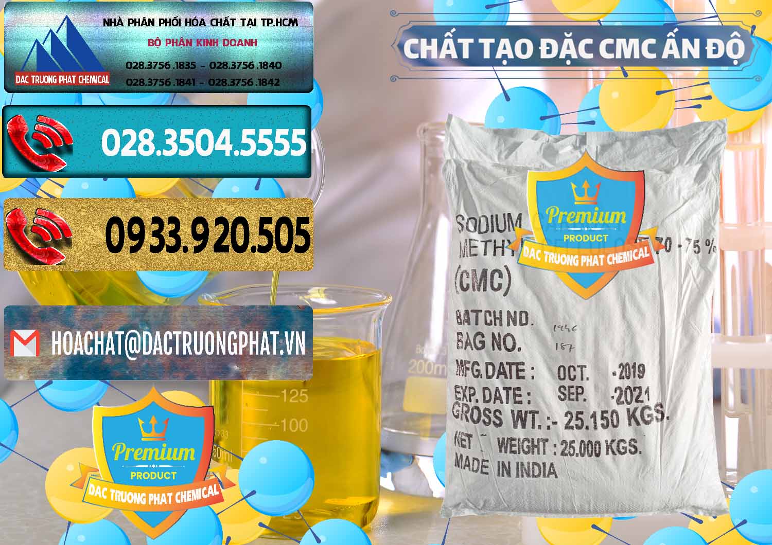 Đơn vị kinh doanh & bán Chất Tạo Đặc CMC - Carboxyl Methyl Cellulose Ấn Độ India - 0044 - Nơi cung cấp - nhập khẩu hóa chất tại TP.HCM - hoachatdetnhuom.com