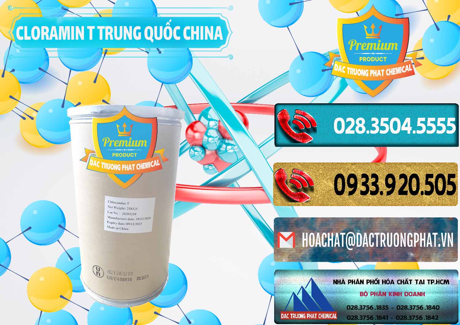 Công ty chuyên cung ứng - bán Cloramin T Khử Trùng, Diệt Khuẩn Trung Quốc China - 0301 - Nhà cung ứng & phân phối hóa chất tại TP.HCM - hoachatdetnhuom.com