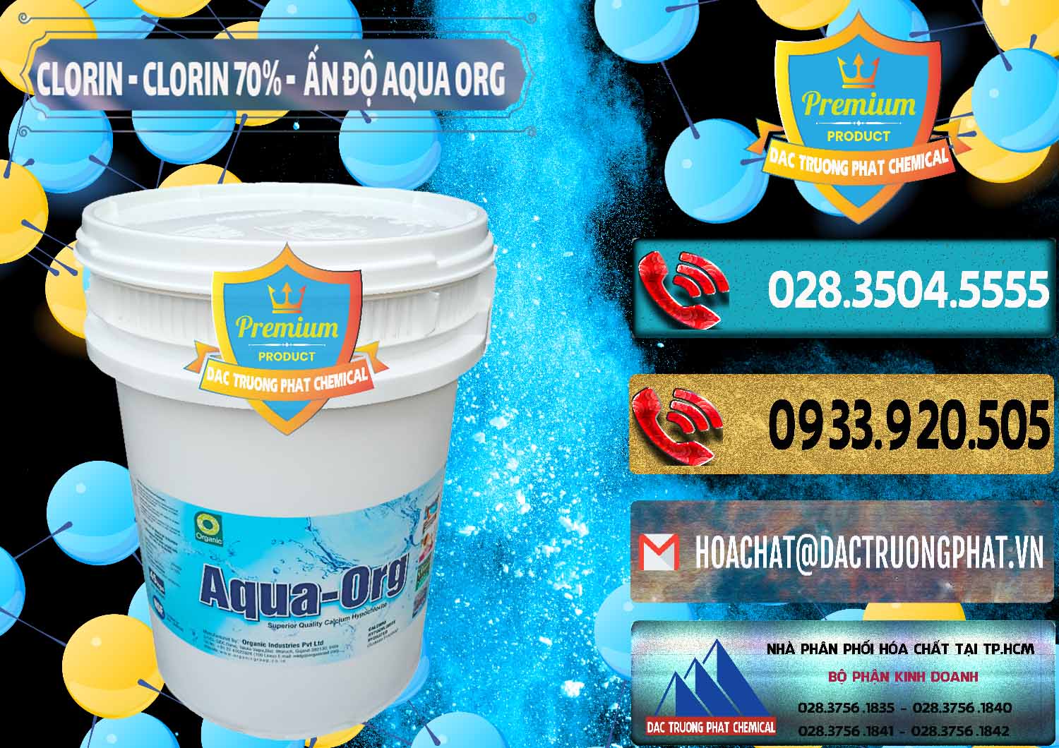 Đơn vị chuyên cung ứng & bán Chlorine – Clorin Ấn Độ Aqua ORG Organic India - 0051 - Nhà cung cấp ( bán ) hóa chất tại TP.HCM - hoachatdetnhuom.com