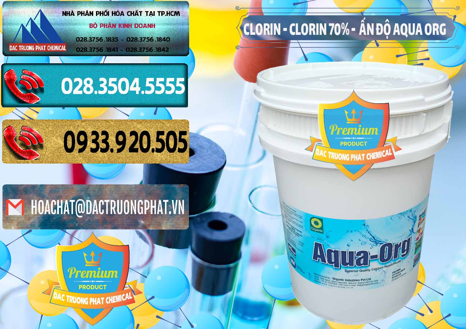 Cty kinh doanh _ bán Chlorine – Clorin Ấn Độ Aqua ORG Organic India - 0051 - Đơn vị chuyên cung cấp _ nhập khẩu hóa chất tại TP.HCM - hoachatdetnhuom.com