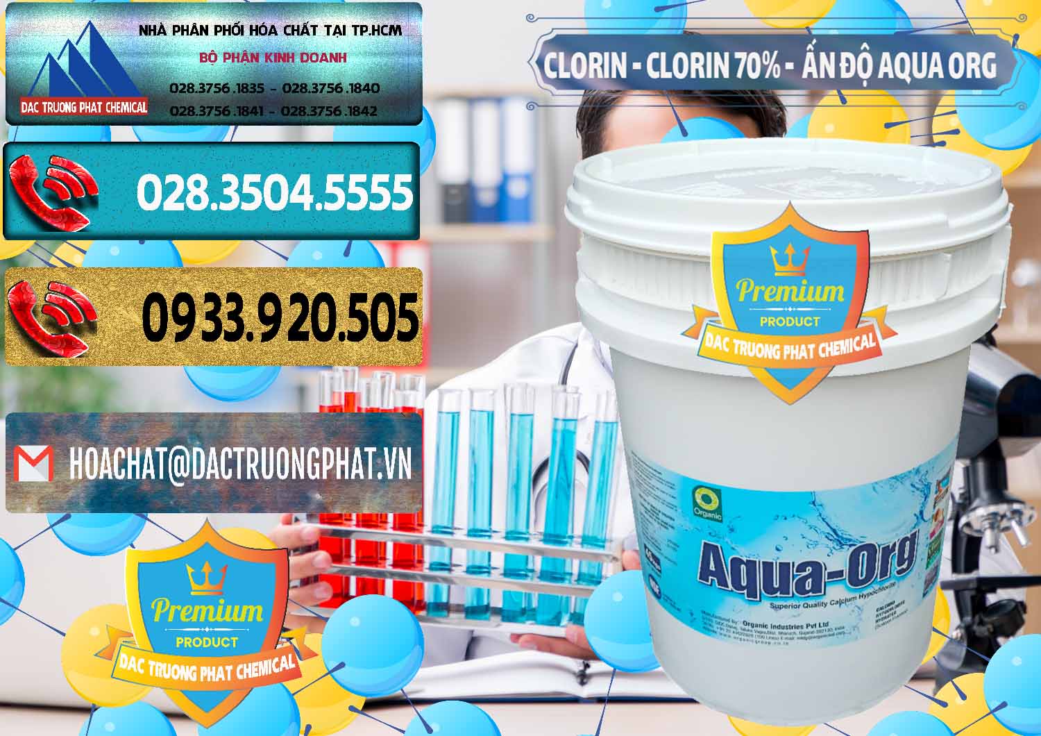 Chuyên cung cấp & bán Chlorine – Clorin Ấn Độ Aqua ORG Organic India - 0051 - Nơi cung cấp - phân phối hóa chất tại TP.HCM - hoachatdetnhuom.com