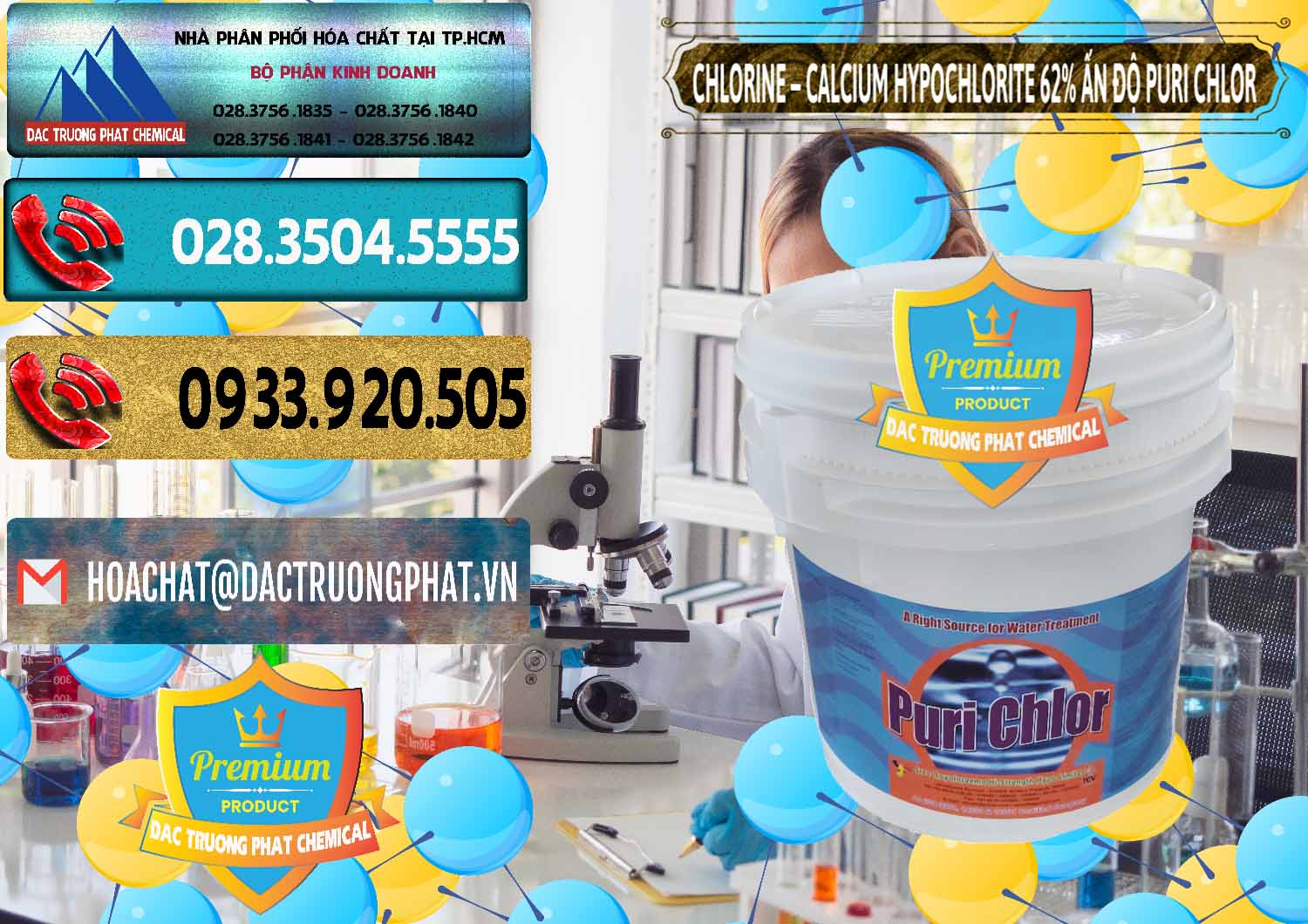 Đơn vị bán và cung ứng Chlorine – Clorin 62% Puri Chlo Ấn Độ India - 0052 - Cty nhập khẩu - phân phối hóa chất tại TP.HCM - hoachatdetnhuom.com
