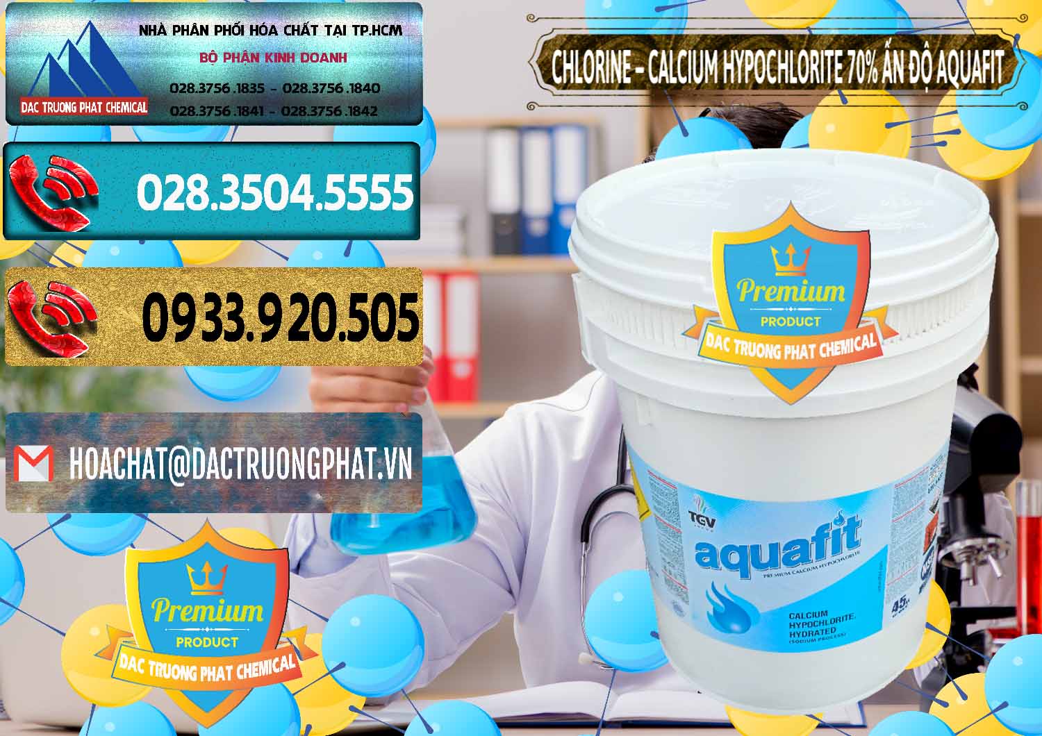 Công ty chuyên bán & cung cấp Clorin – Chlorine 70% Aquafit Thùng Cao TGV Ấn Độ India - 0054 - Công ty chuyên phân phối và cung ứng hóa chất tại TP.HCM - hoachatdetnhuom.com